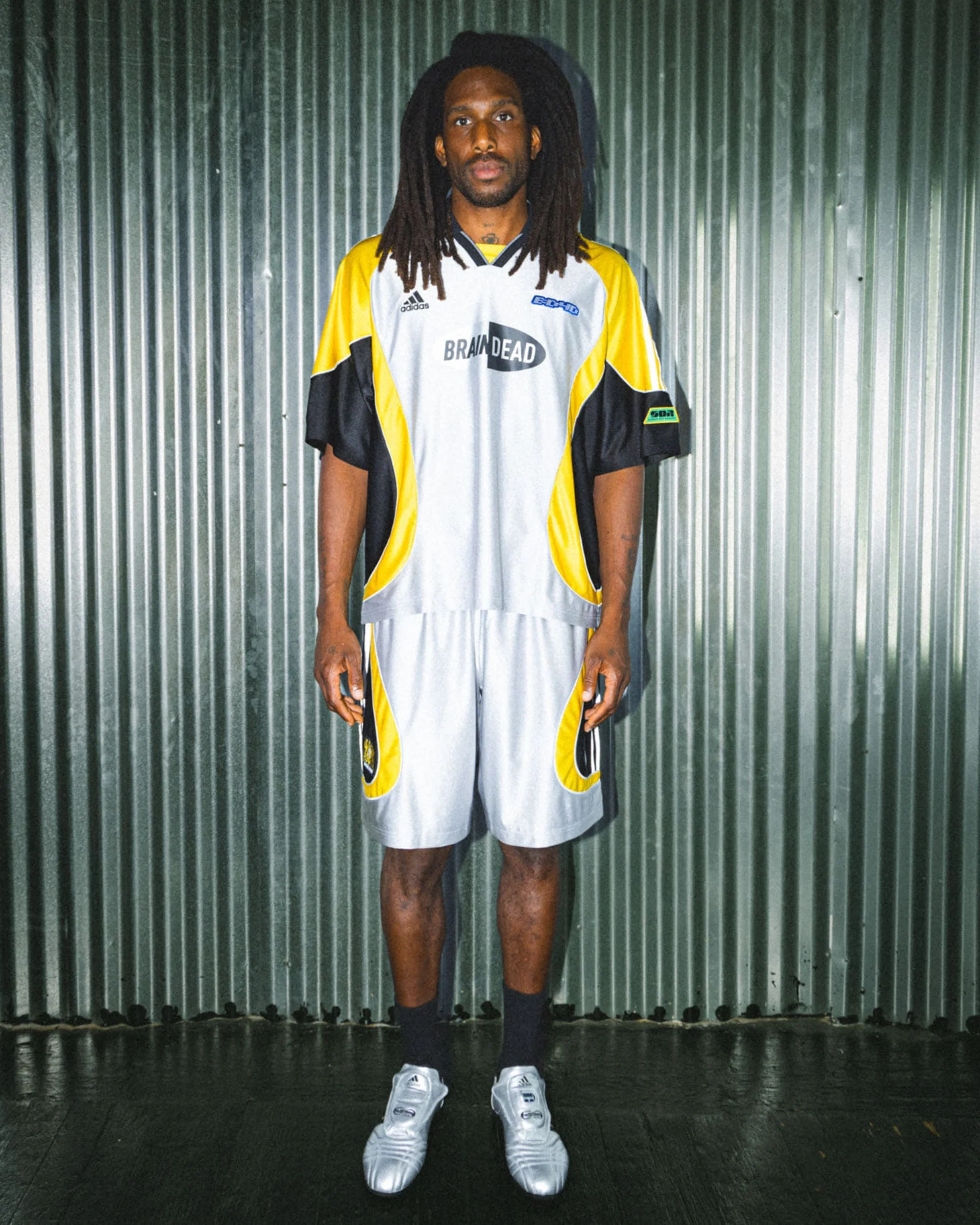 Brain Dead x adidas Shorts - Silver - Image 3