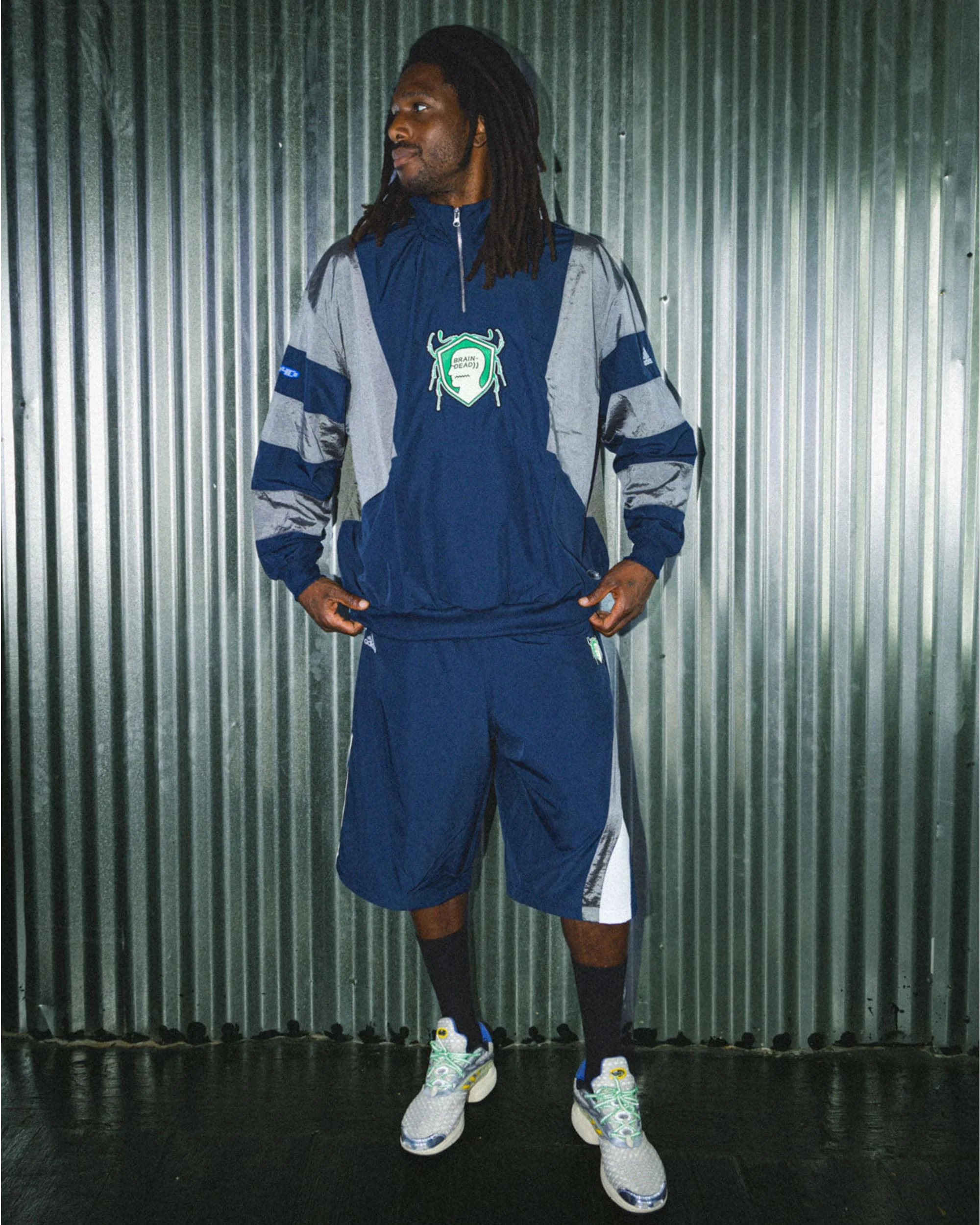 Brain Dead x adidas Track Pant - Navy - Image 7