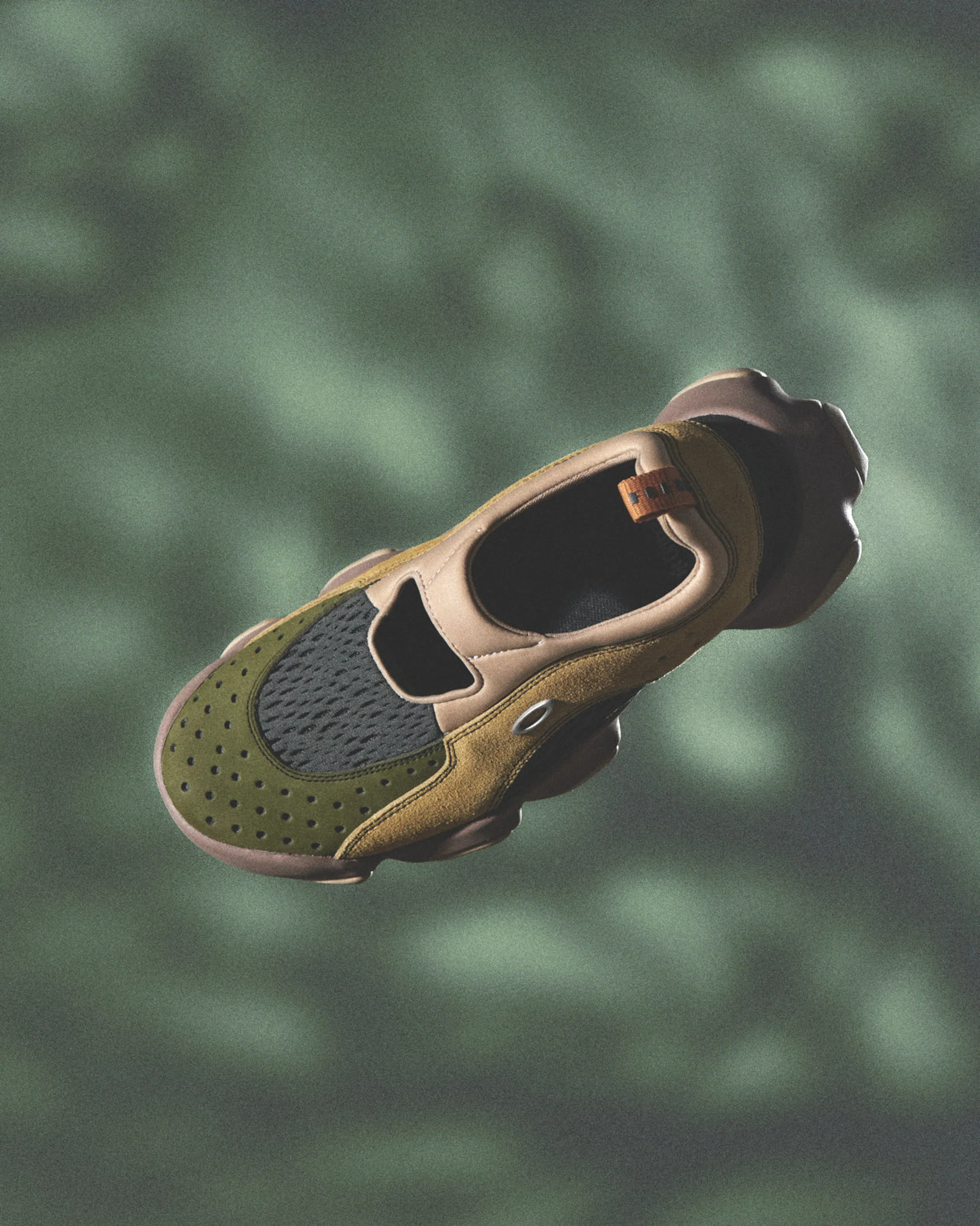 Brain Dead x Oakley Factory Team Suede Flesh Sandal - Whey/Multi - Image 8