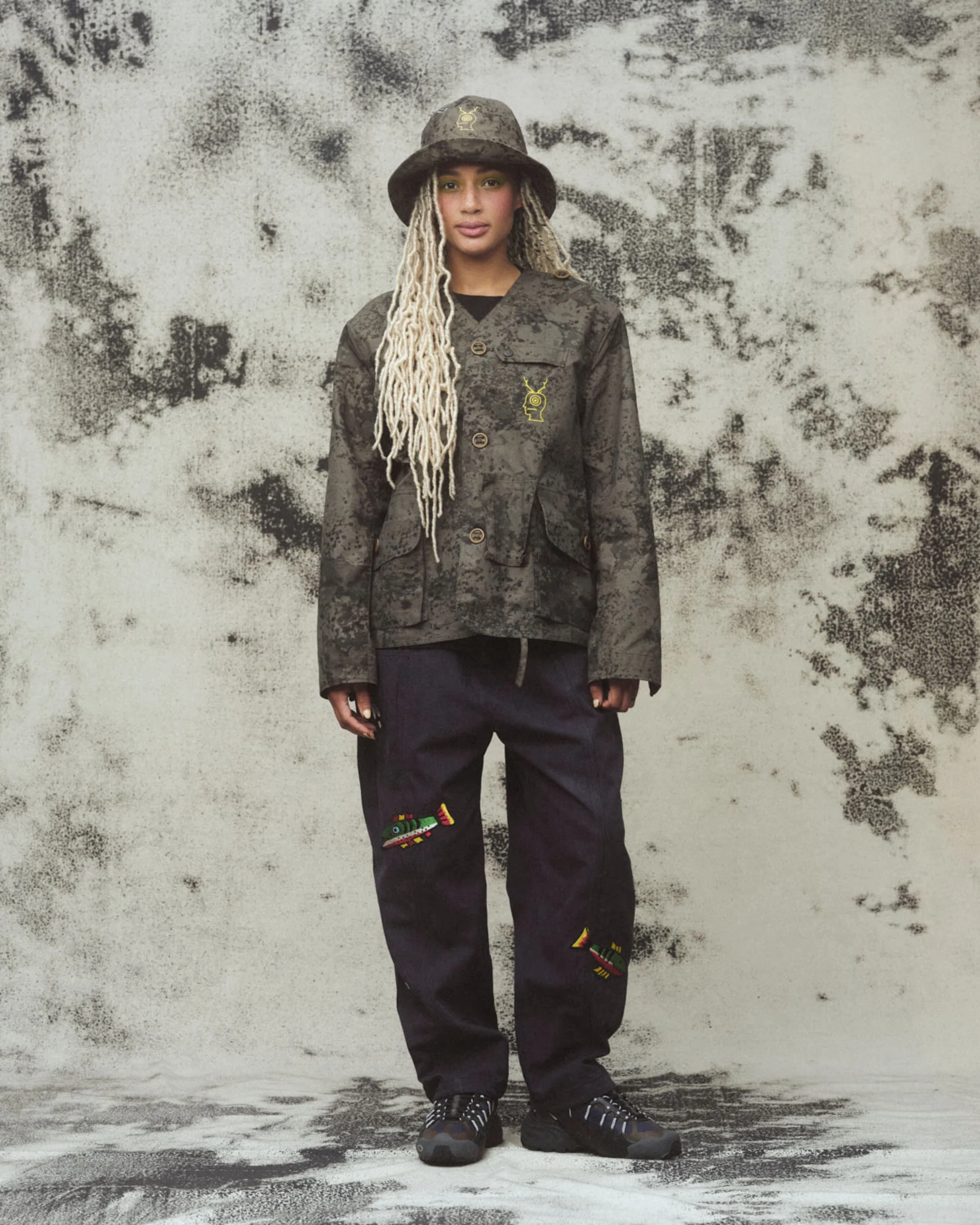 Brain Dead x South2 West8 Tenkara Jacket - Grey - Image 2