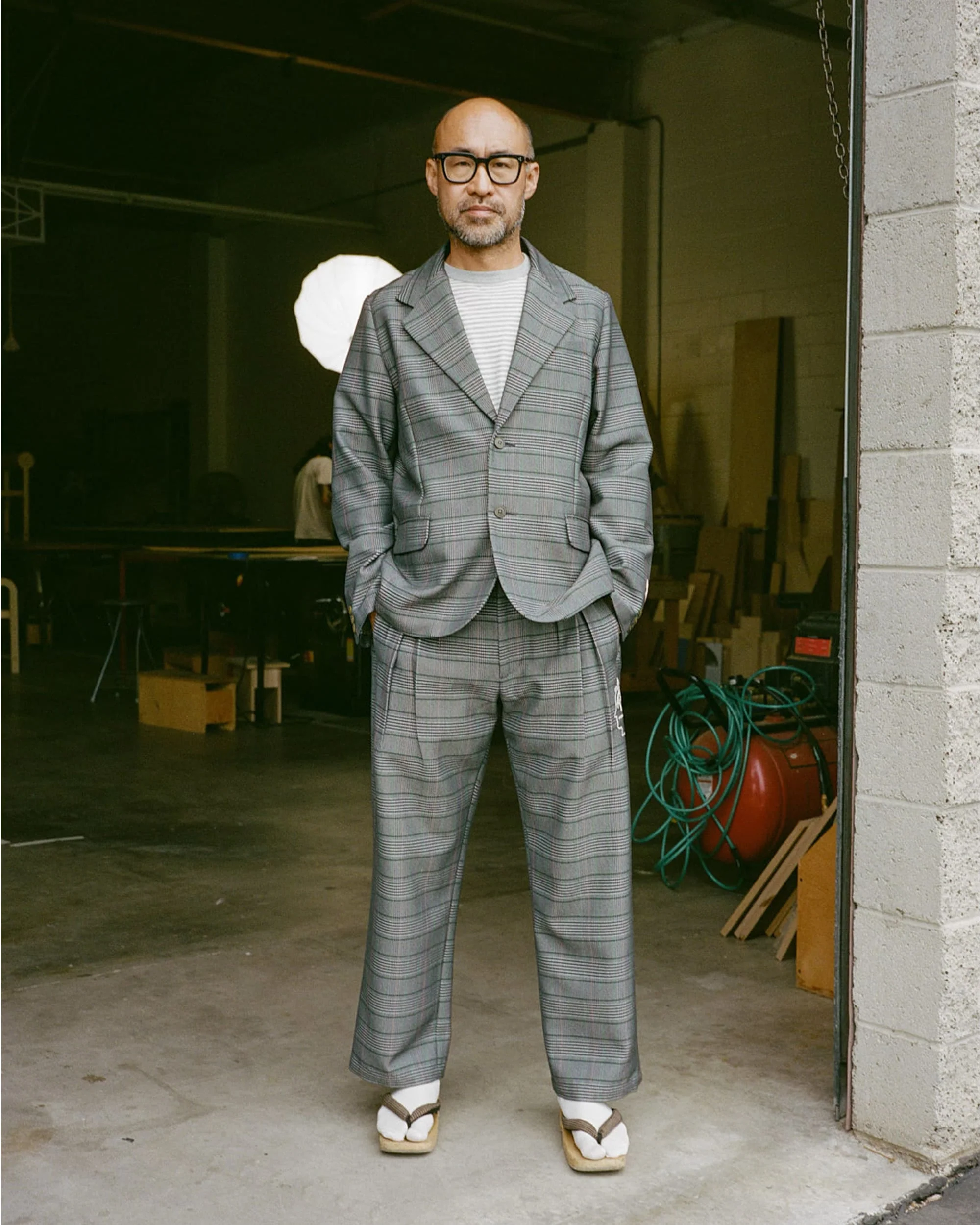 Brooks Brothers California Glen Check Blazer - Grey - Image 3