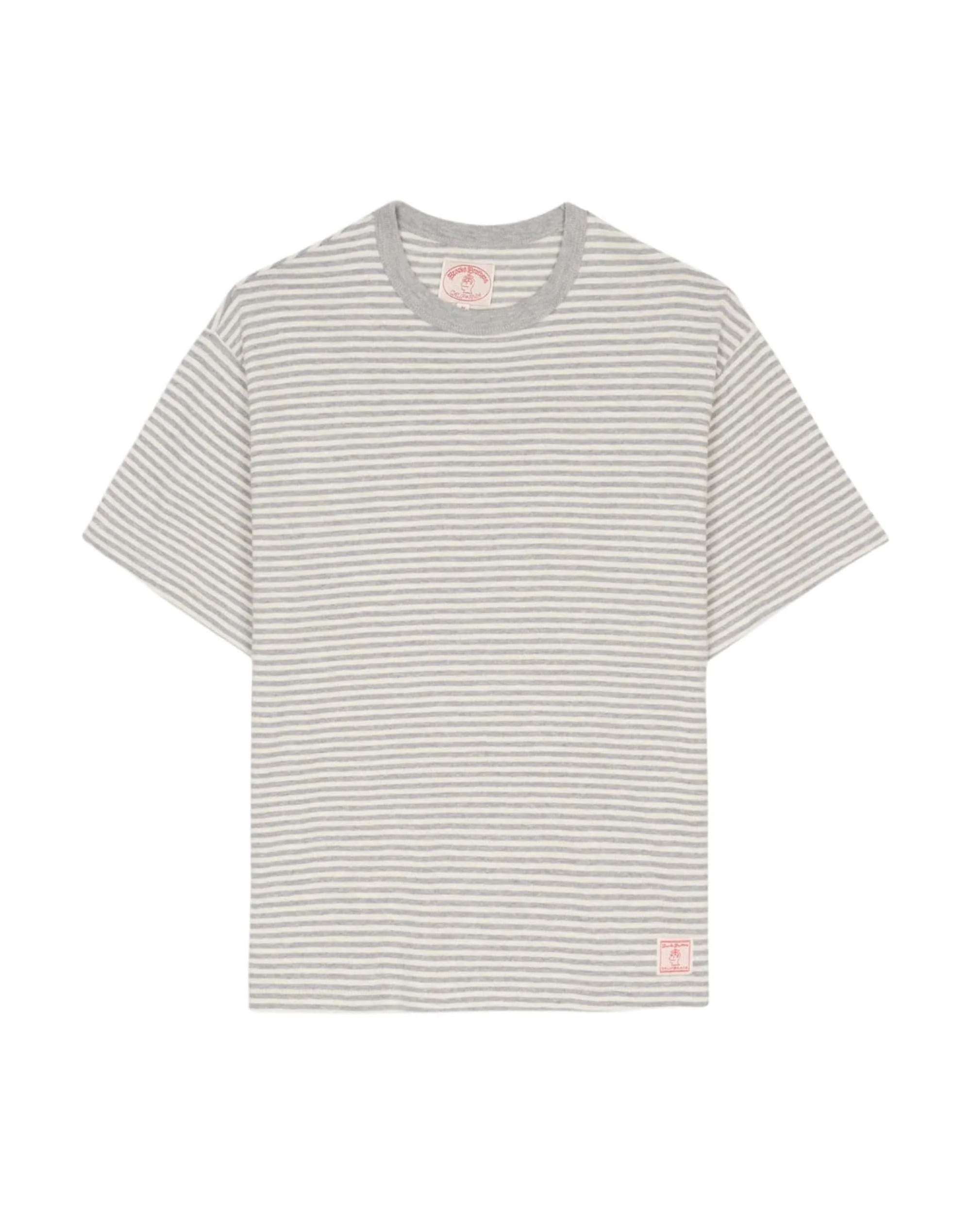 Brooks Brothers California Loose Knit Striped T-Shirt - Natural