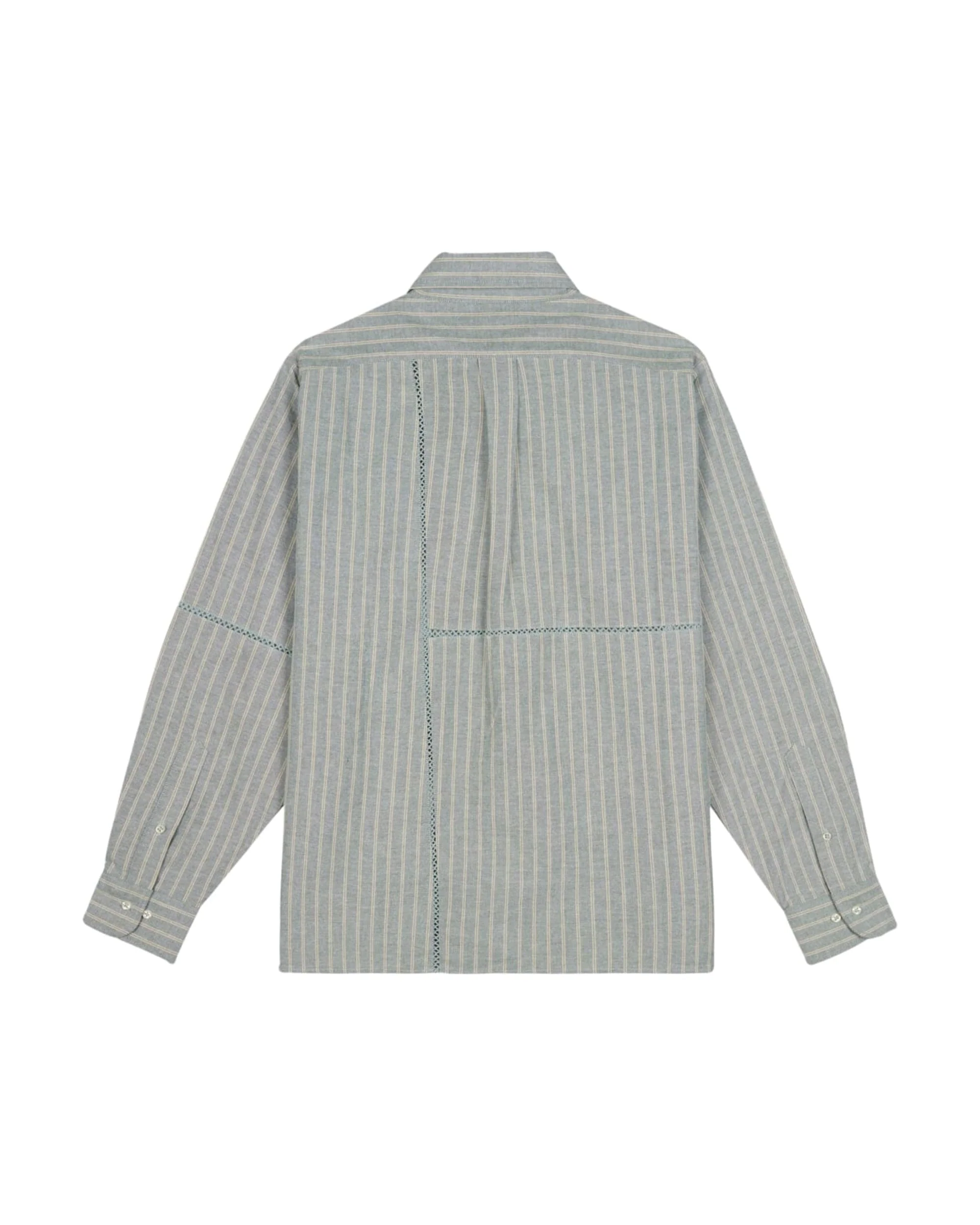 Brooks Brothers California Patchwork Oxford Button Up Shirt - Green - Image 2