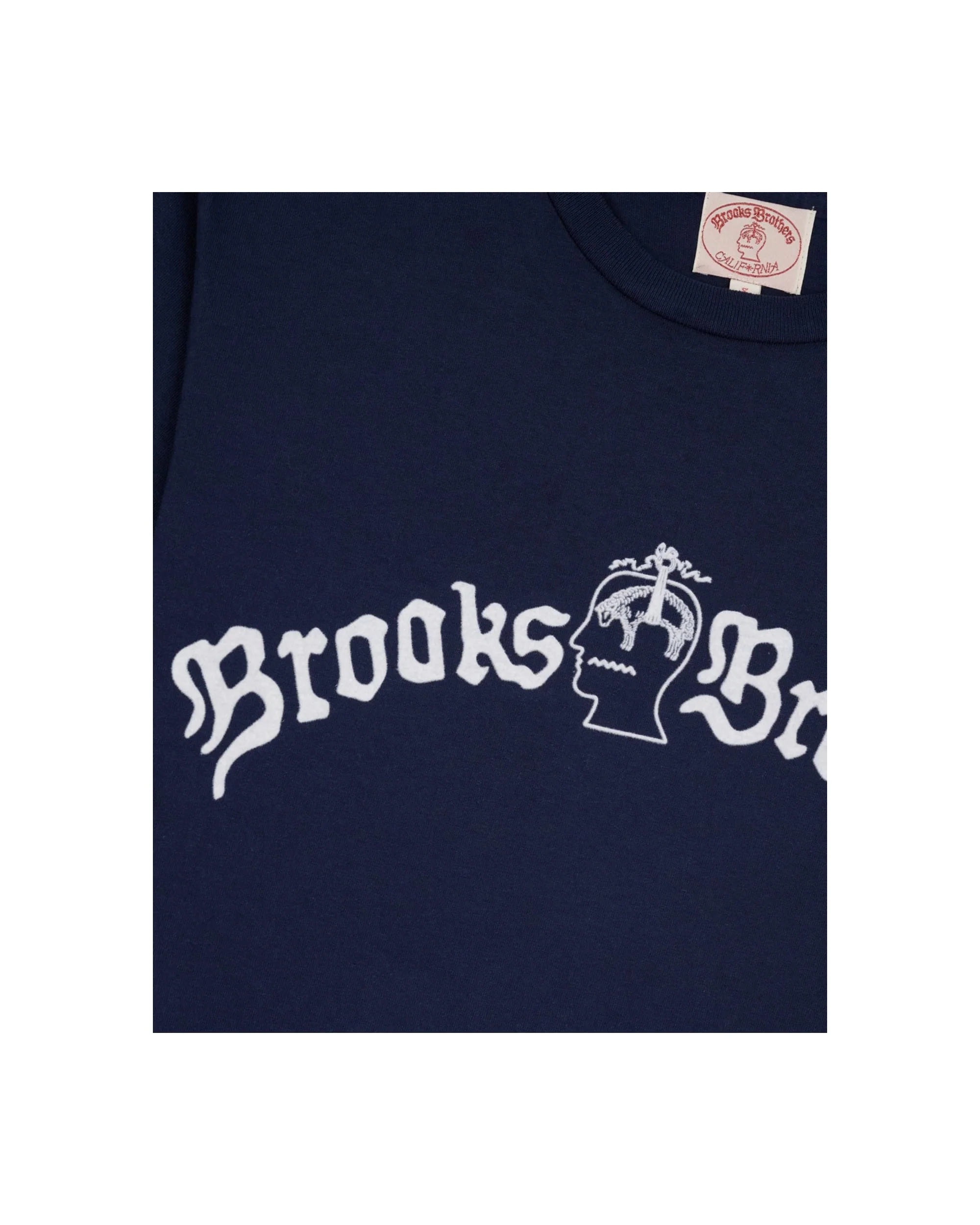 Brooks Brothers California Tubular T-shirt - Navy - Image 3