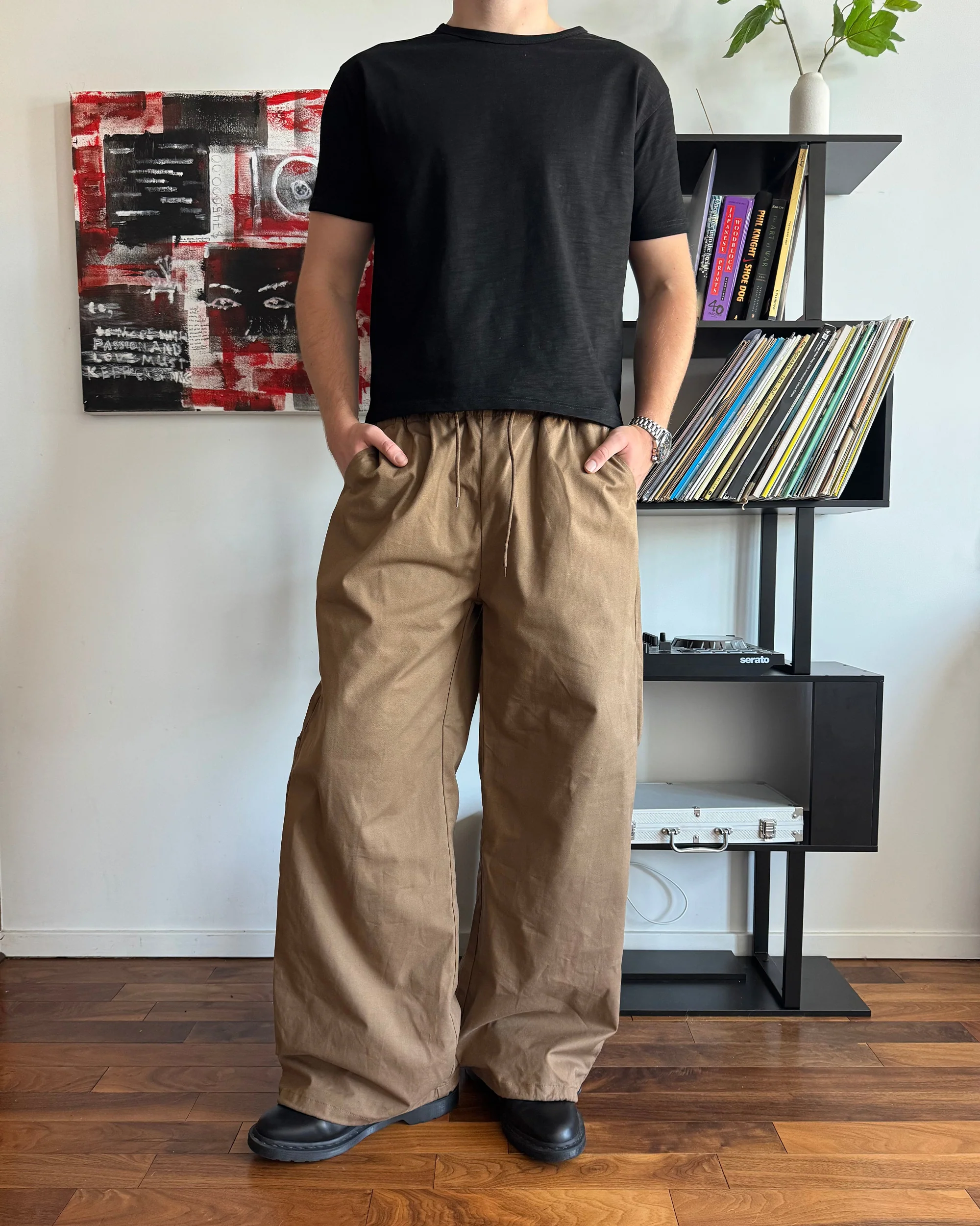 Brown Canvas Pants - Image 3