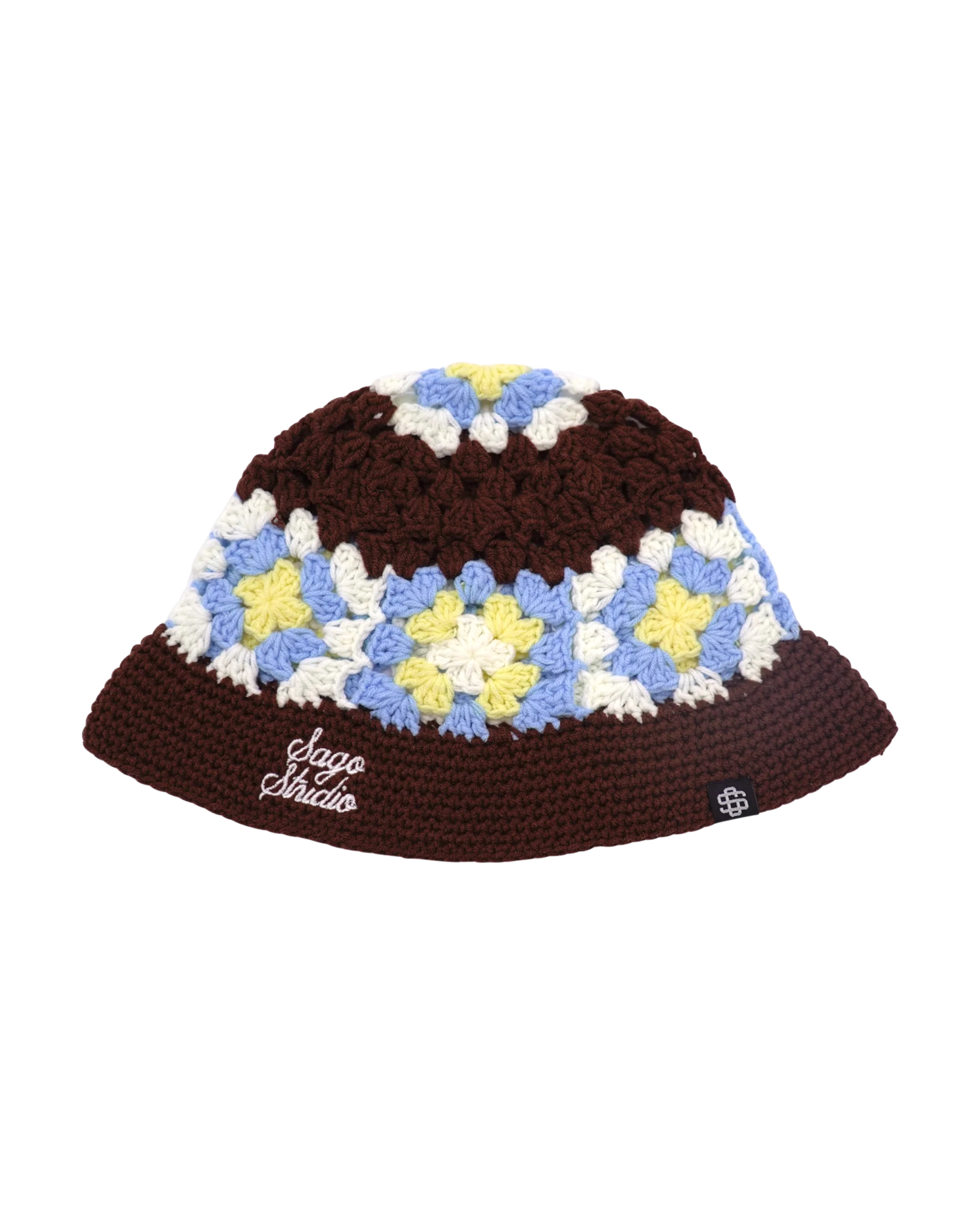 Brown crochet hat