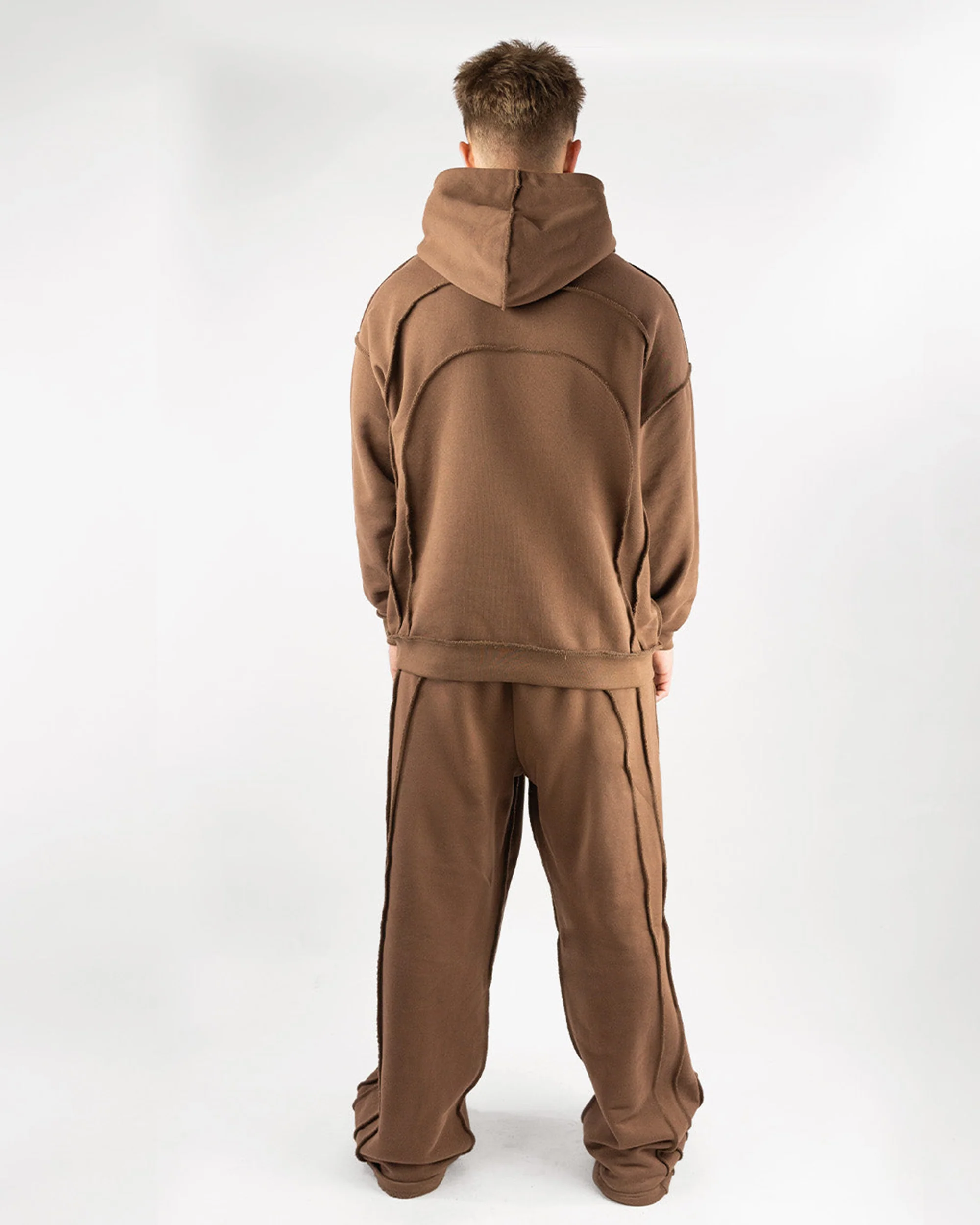 BROWN "INVERTED AURA" SWEATS - Image 4