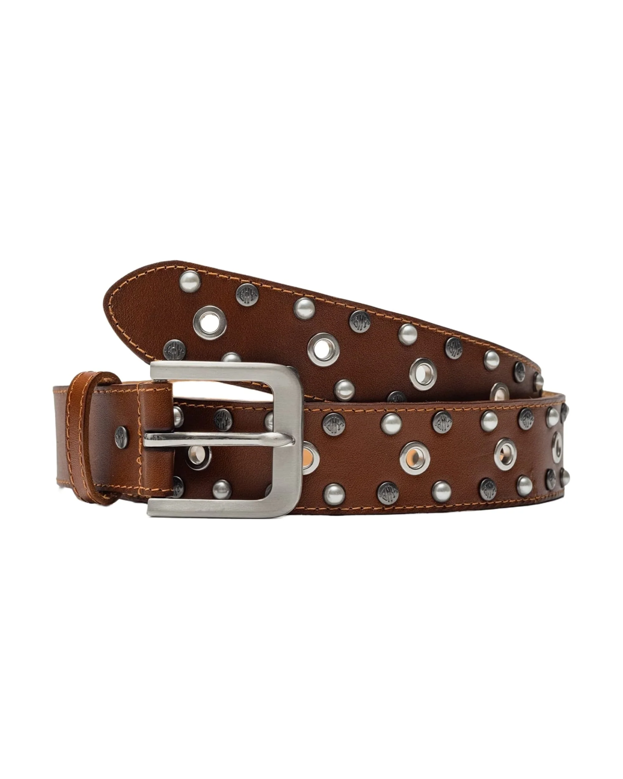 Brown Studded Belt