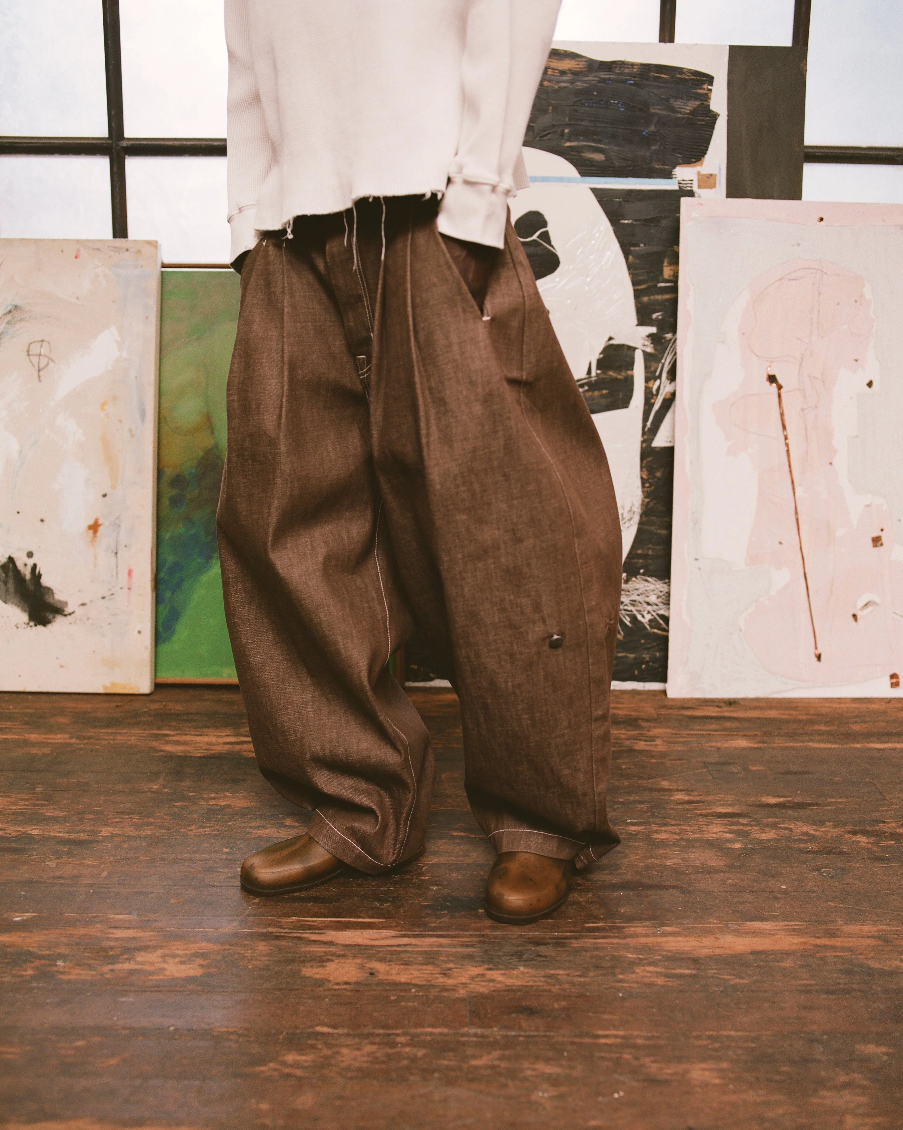 Brown Triptych Japanese Denim 2 - Image 8