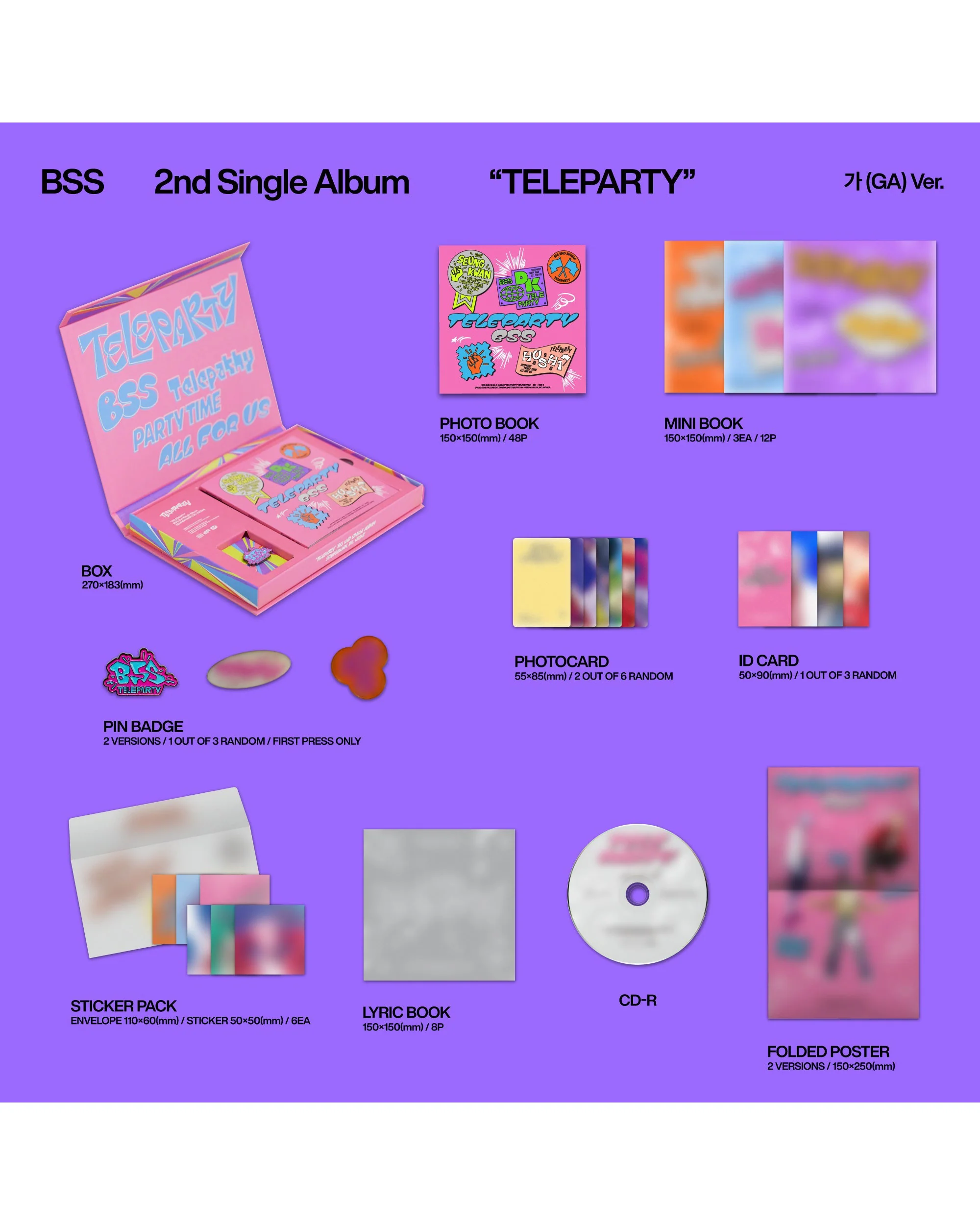 BSS 2nd Single 'TELEPARTY' GA Ver. - Image 2
