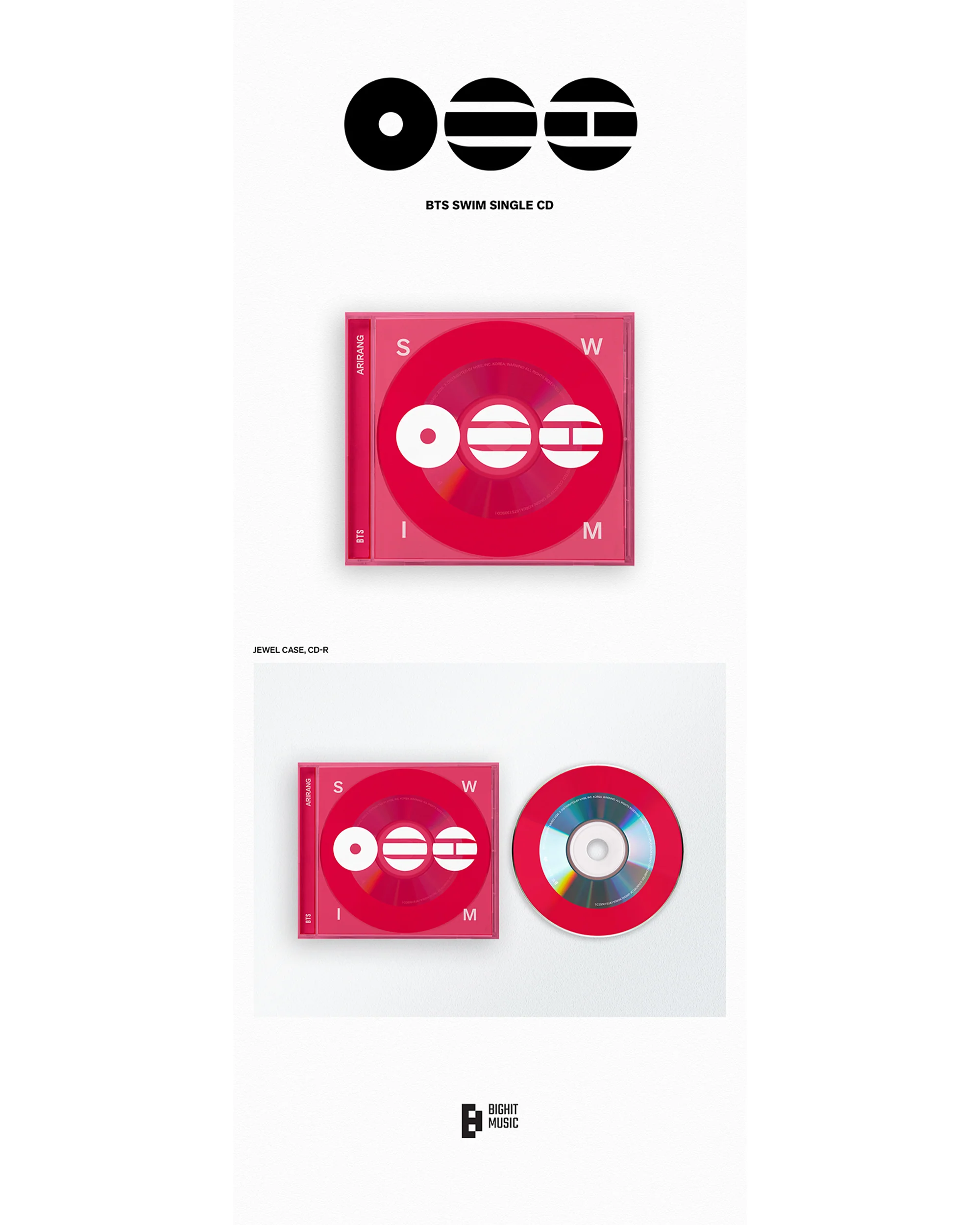 BTS SWIM Single CD - Image 2