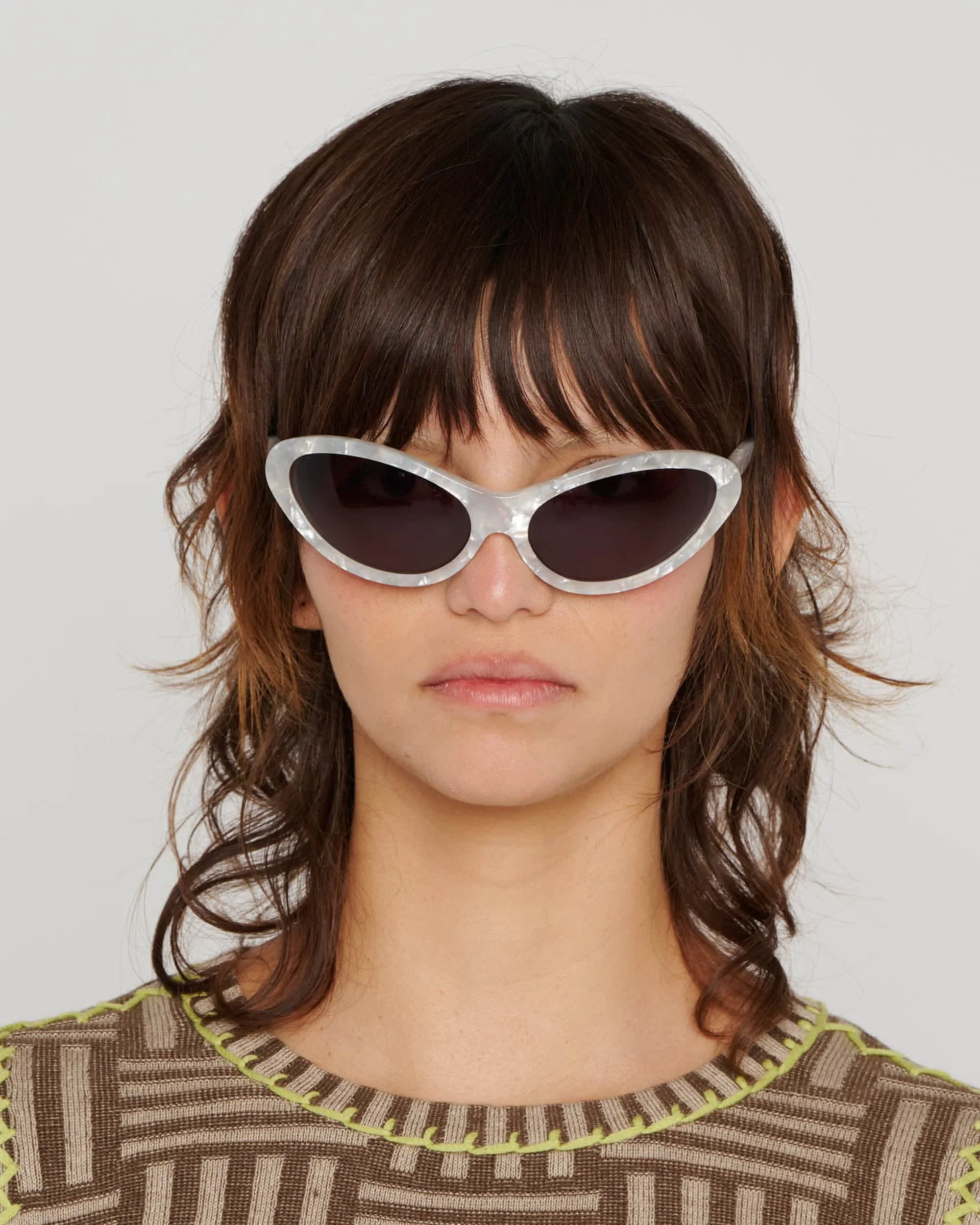 Bug Post Modern Primitive Eye Protection - Silver Pearl - Image 5