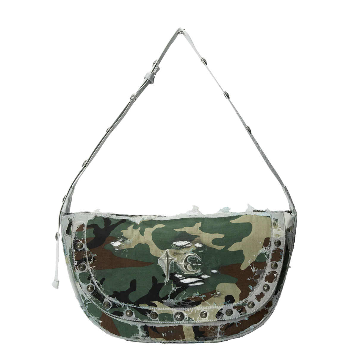 Burnt Bio Army Messenger Bag - Image 4
