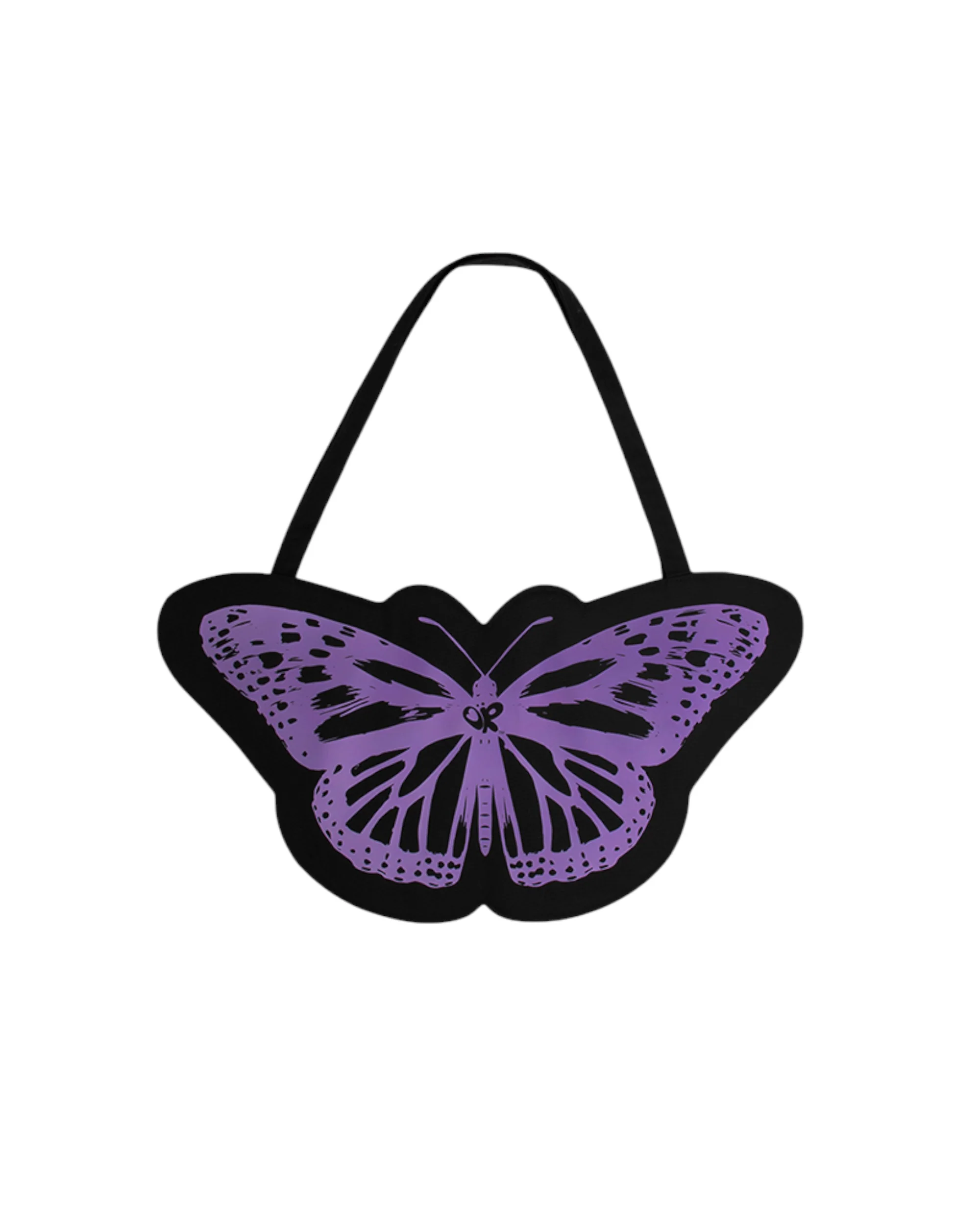 butterfly tote in black