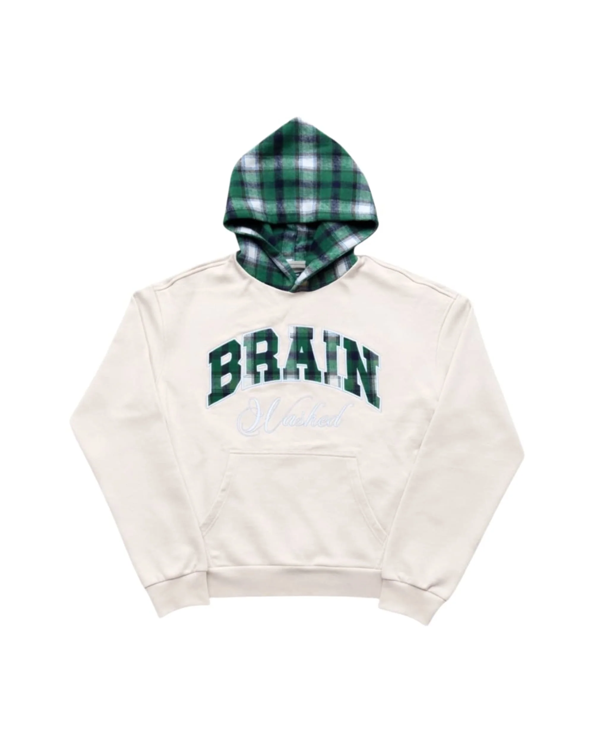 BW Flannel Hoodie