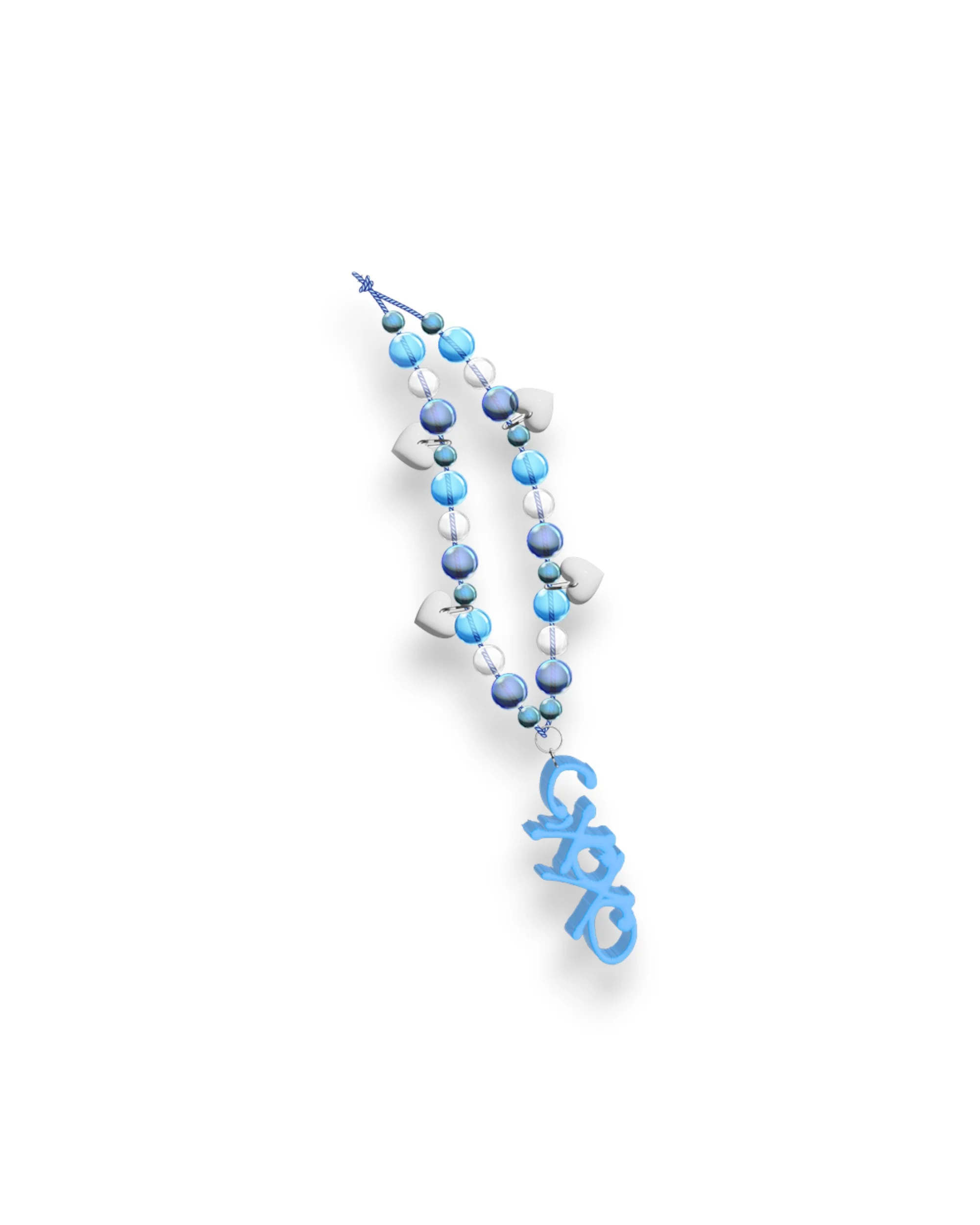 C,XOXO Phone Charm