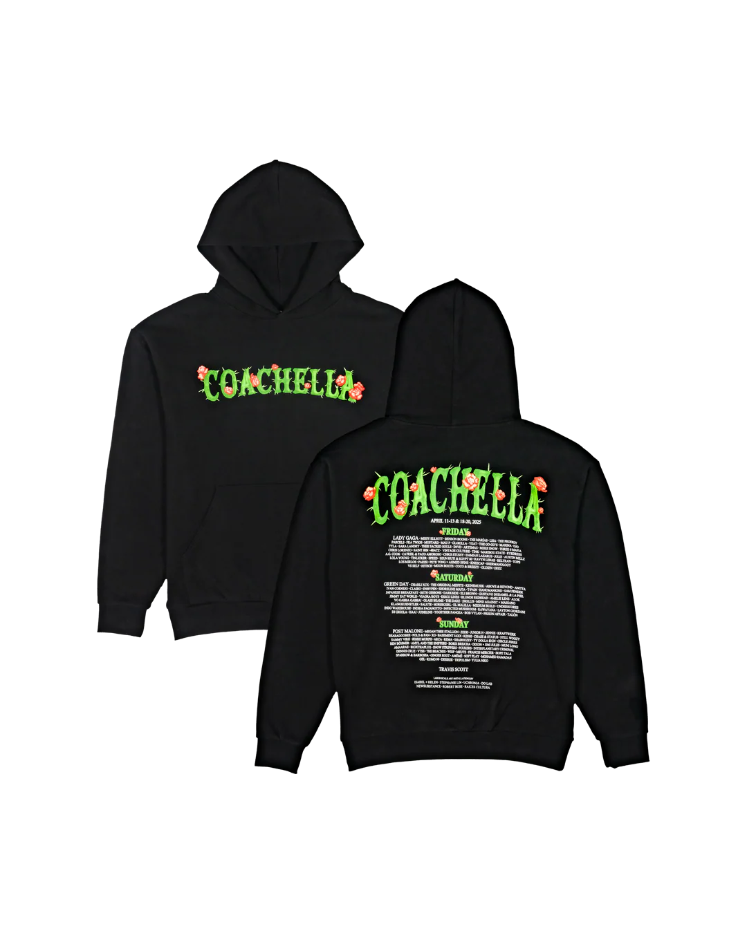 Cactus Flower 2025 Lineup Hoodie