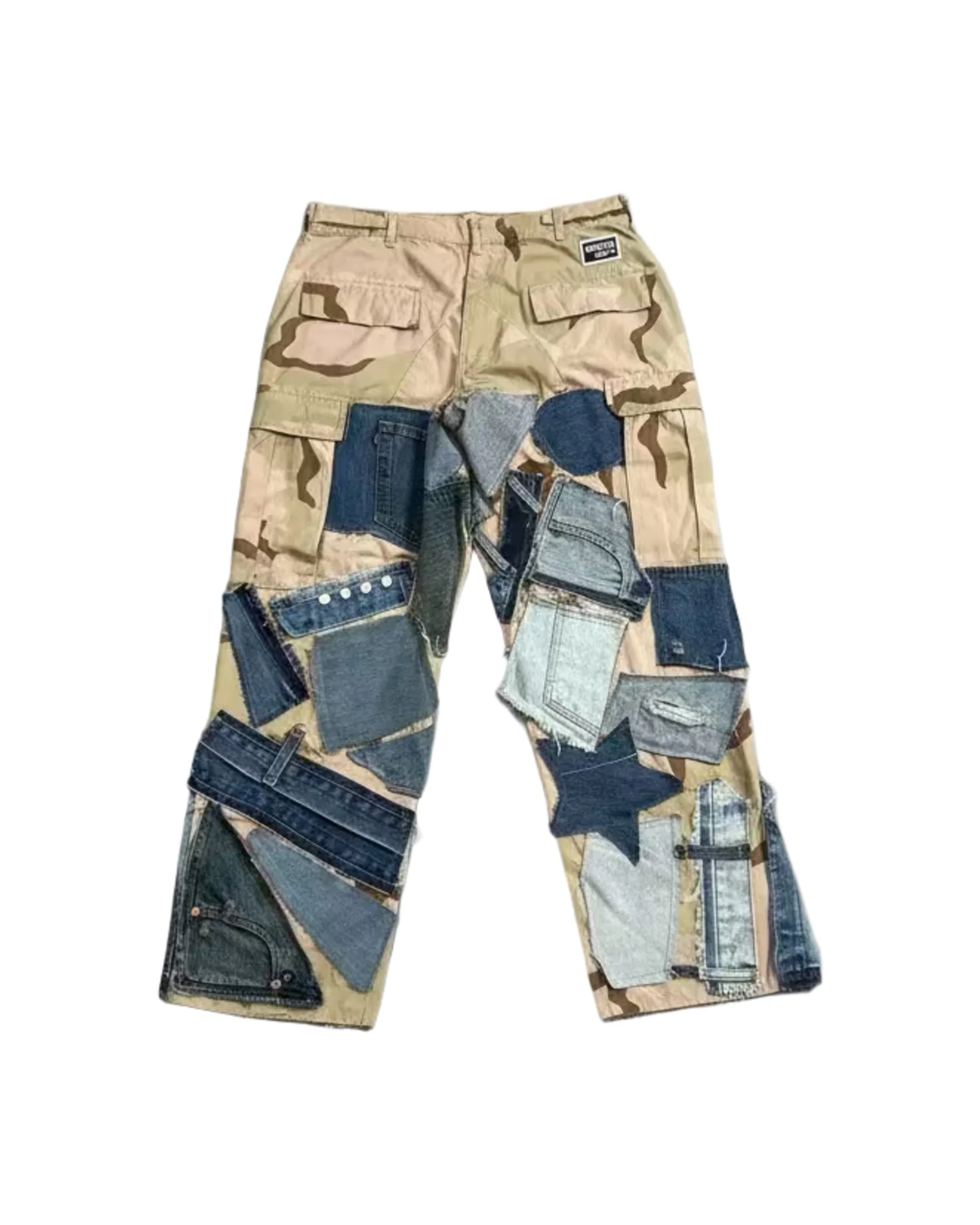 Camo Denim Detail Pant - Image 2