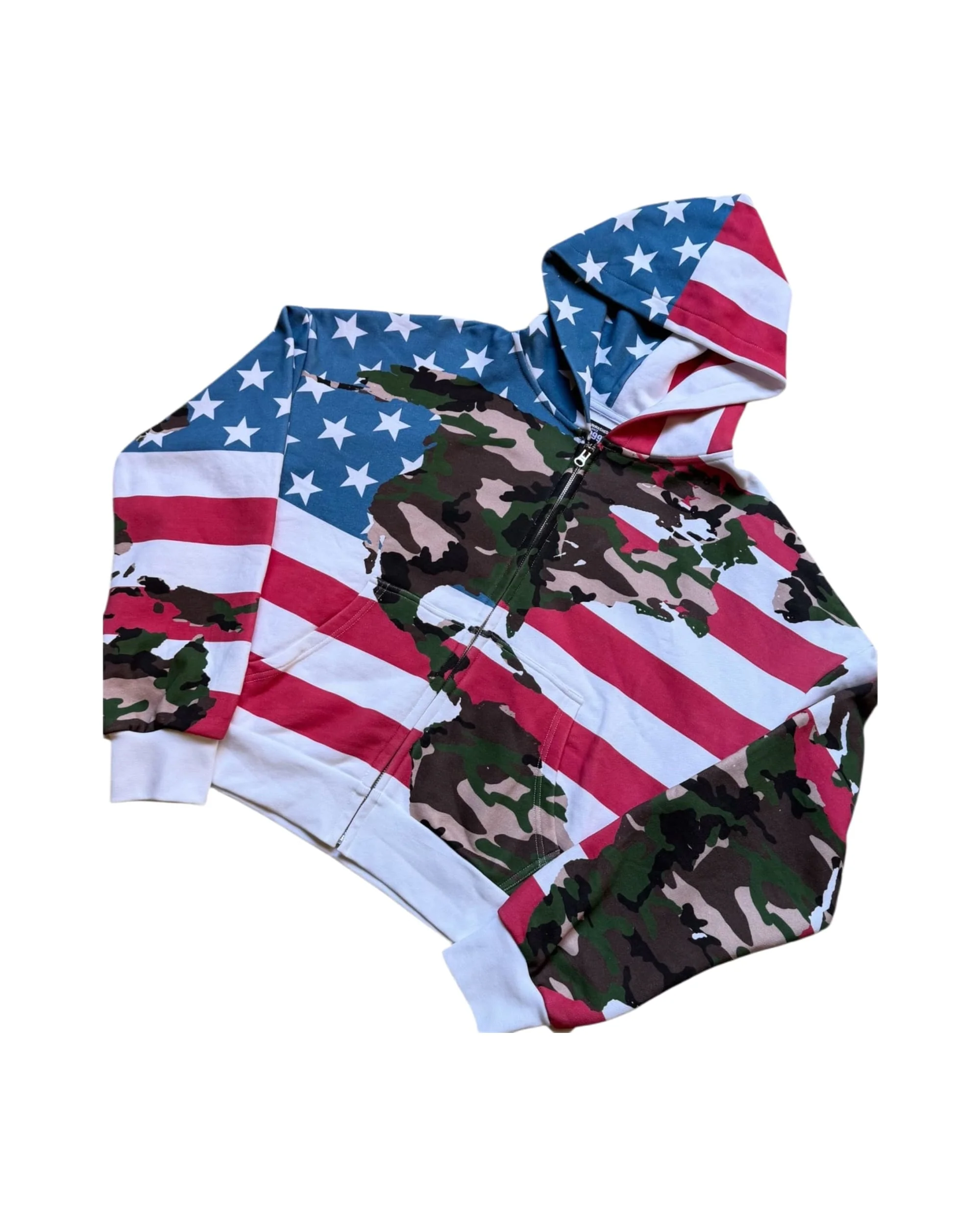 Camo Globe Zip Up - Image 3