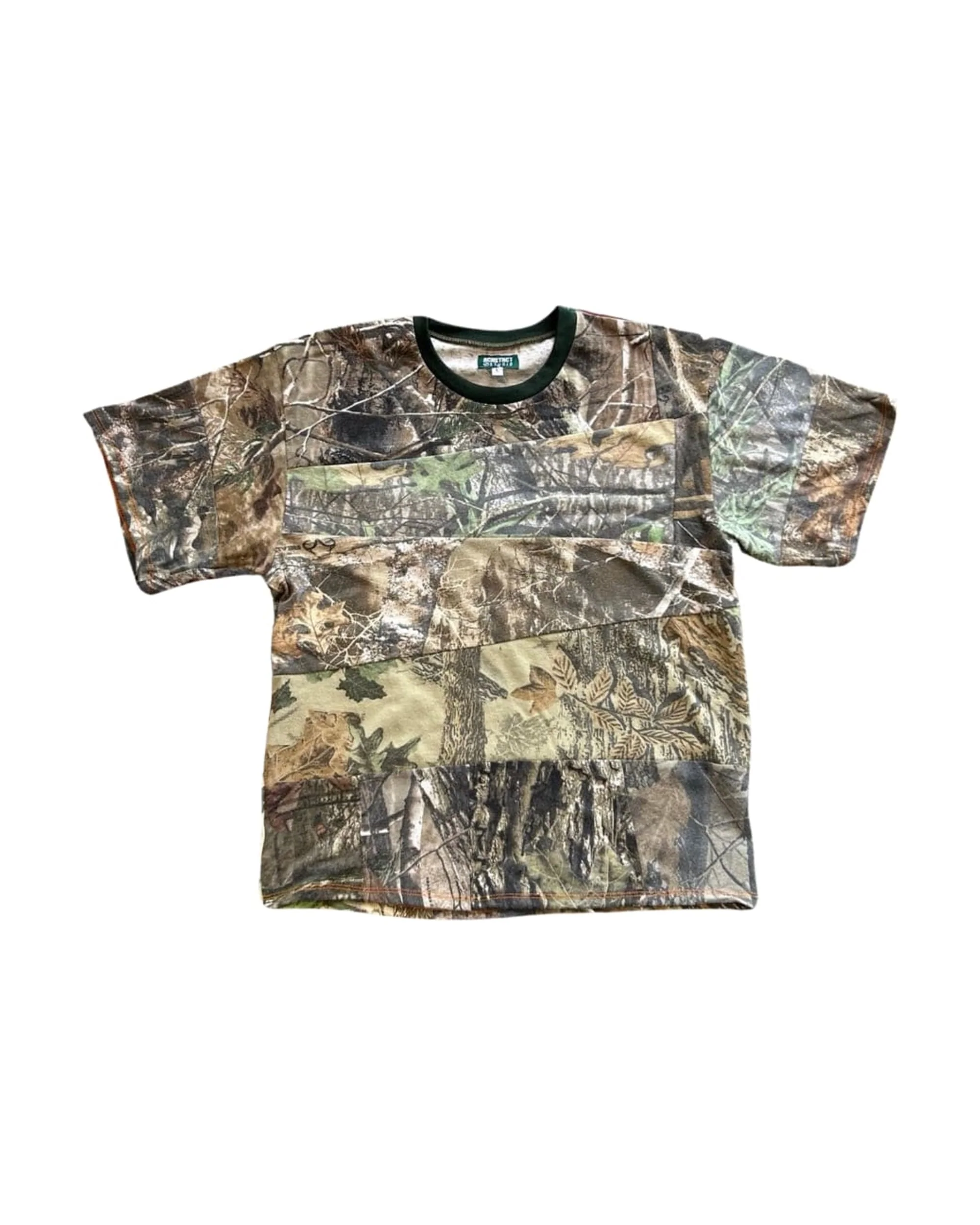 Camo Mix Panel Short Sleeve Tee