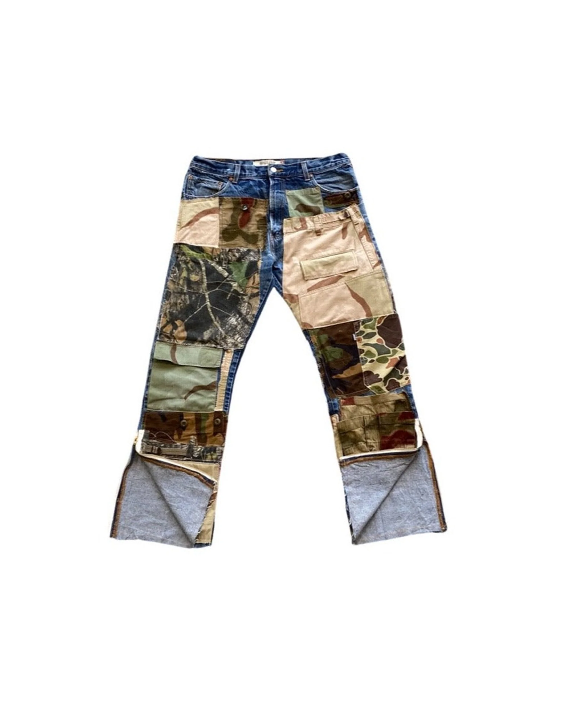 Camo Patchwork Detail Denim // *Random Selection - Image 5