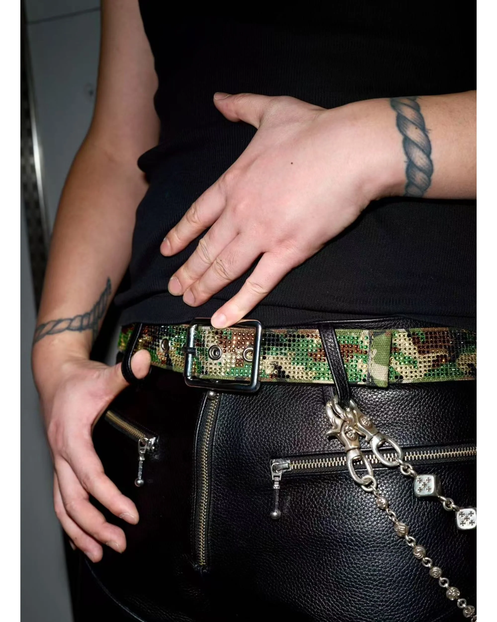 CAMO RHINESTONE BELT - Image 4