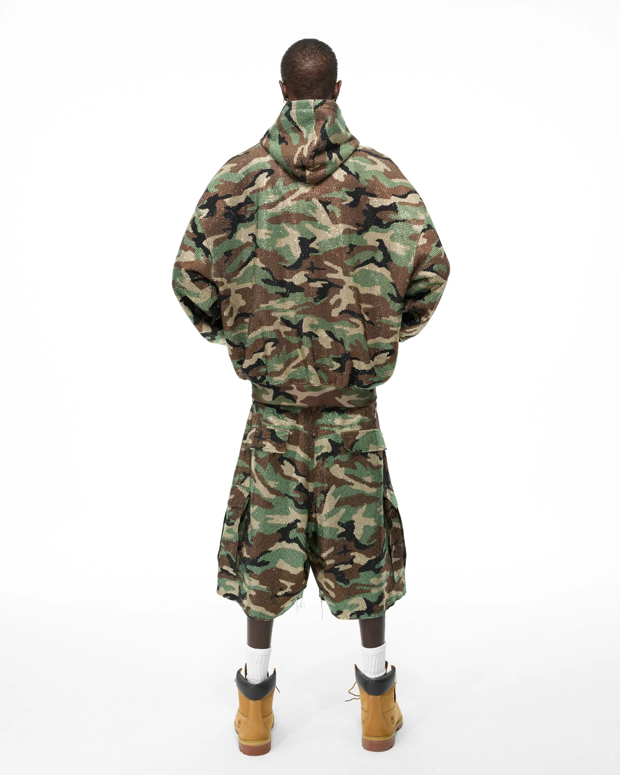 CAMO RHINESTONE ZIP HOODIE - Image 27