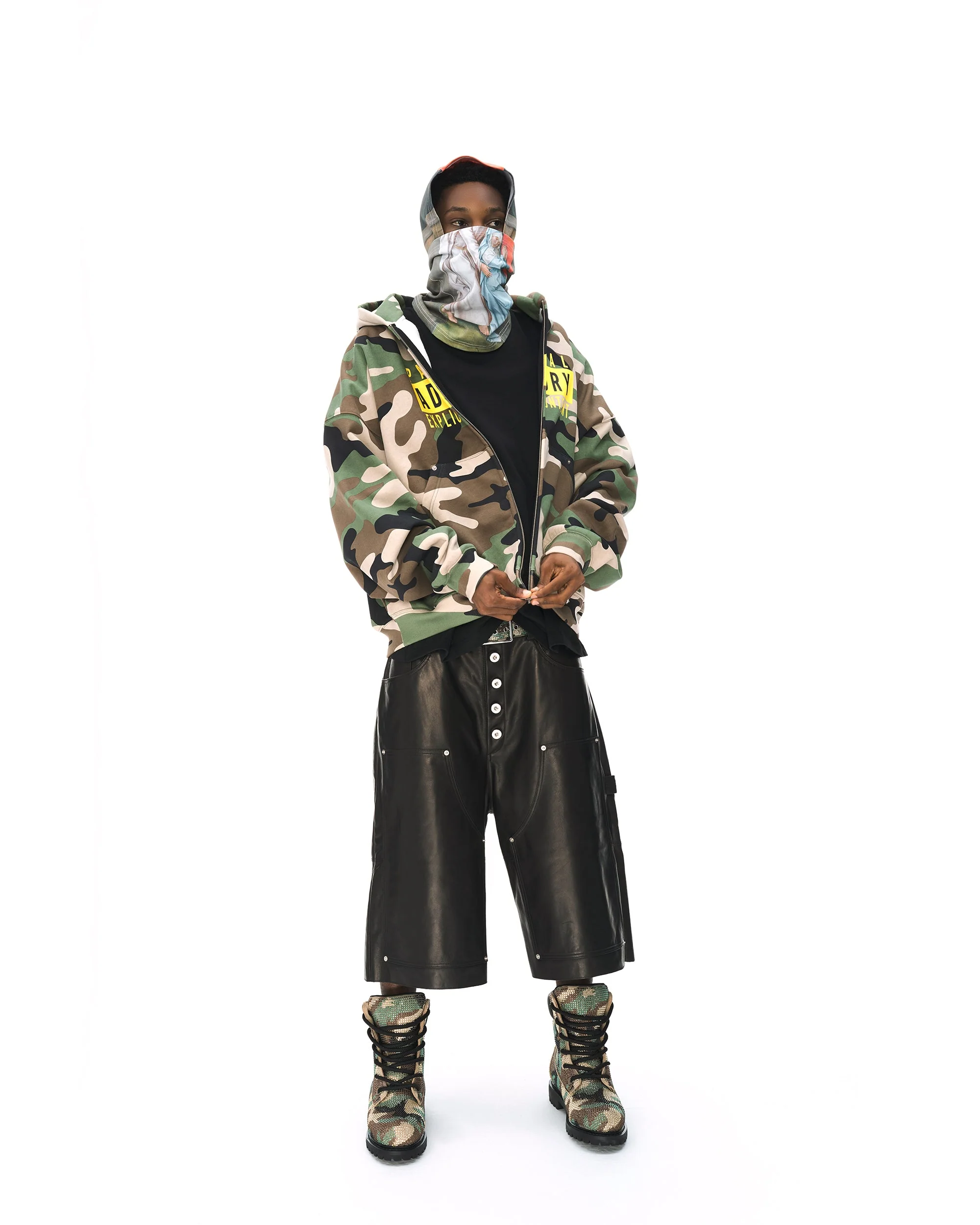 CAMO ZIP-UP HOODIE - Image 33