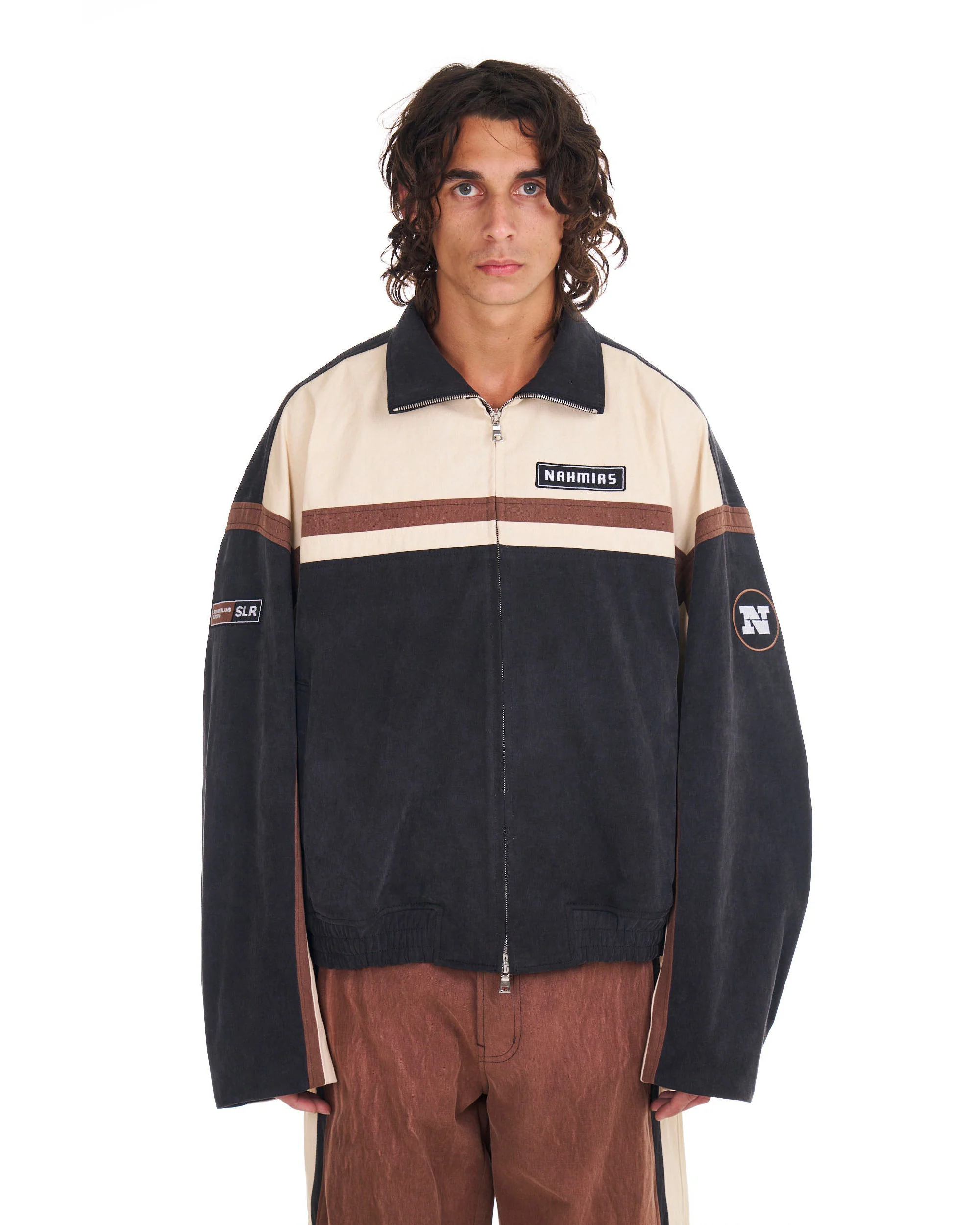 Canvas Moto Bomber Jacket