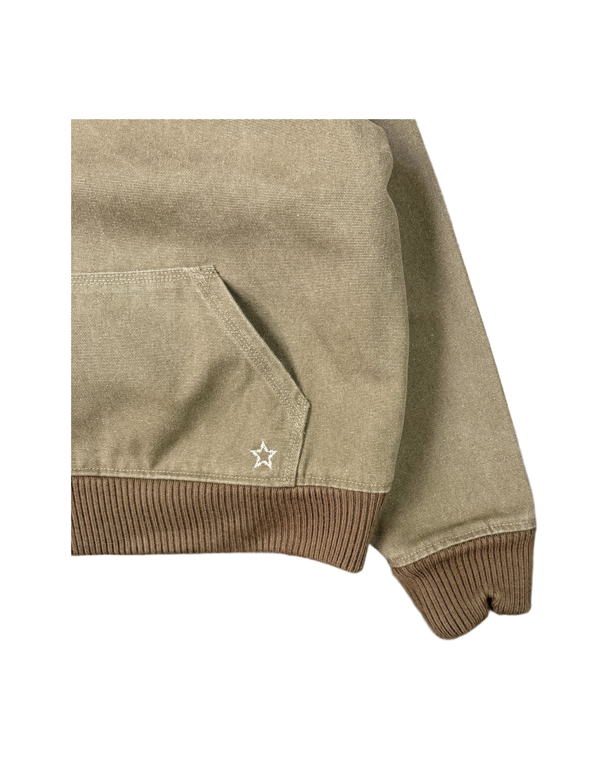 CANVAS WORK JACKET - OLIVE - Image 3