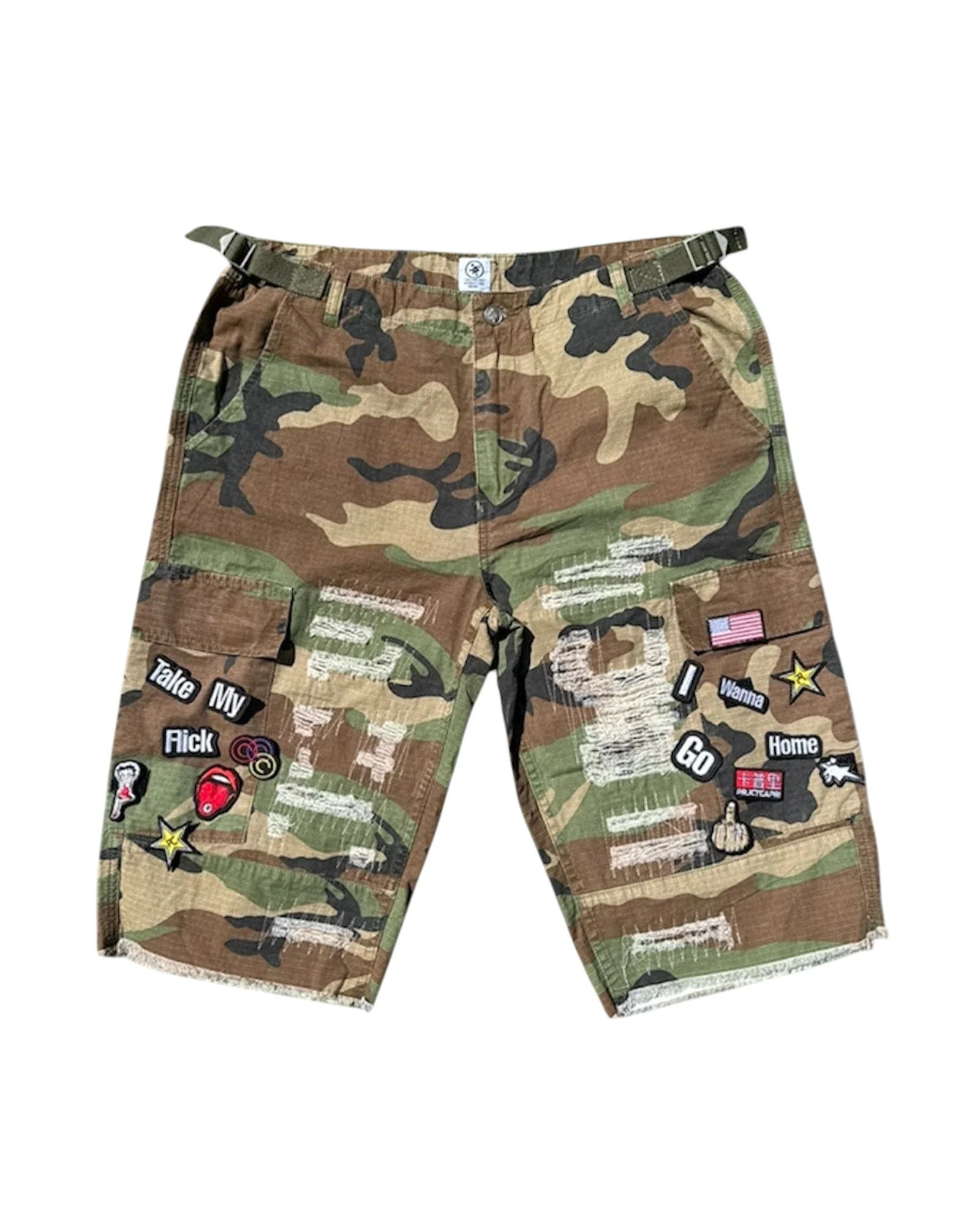 Capri Patch Cargo Shorts