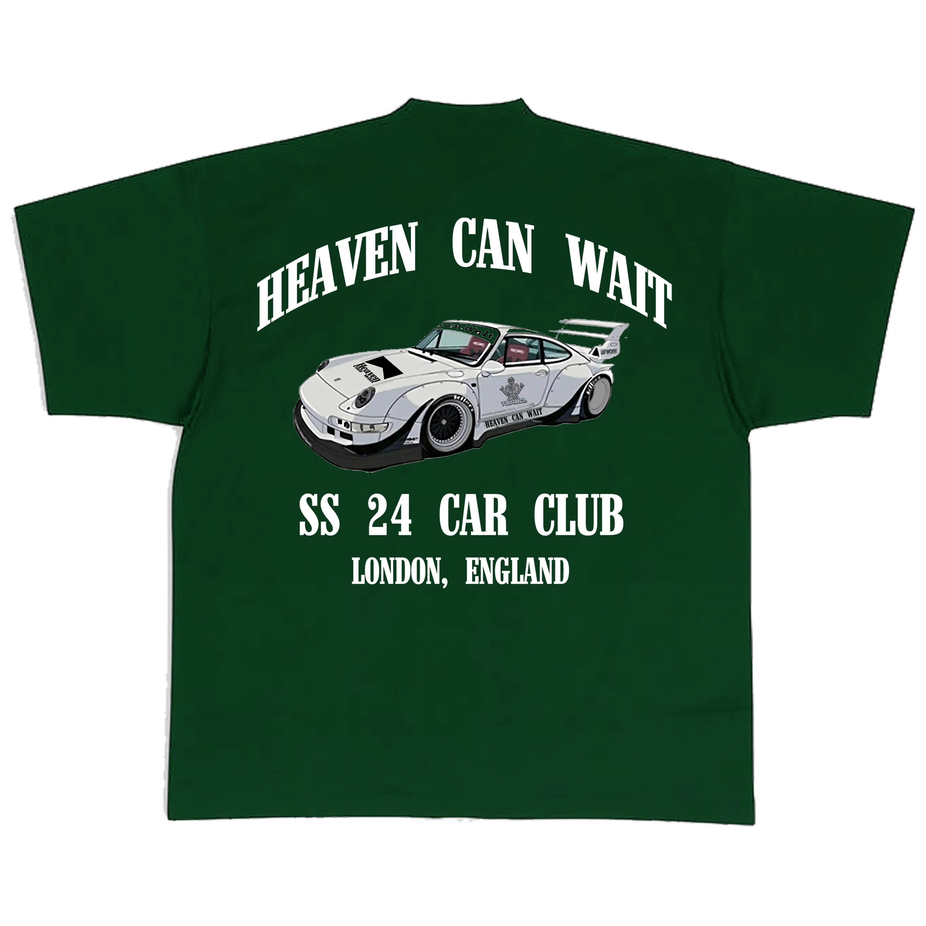 CAR CLUB TEE (RACING GREEN) - Image 6