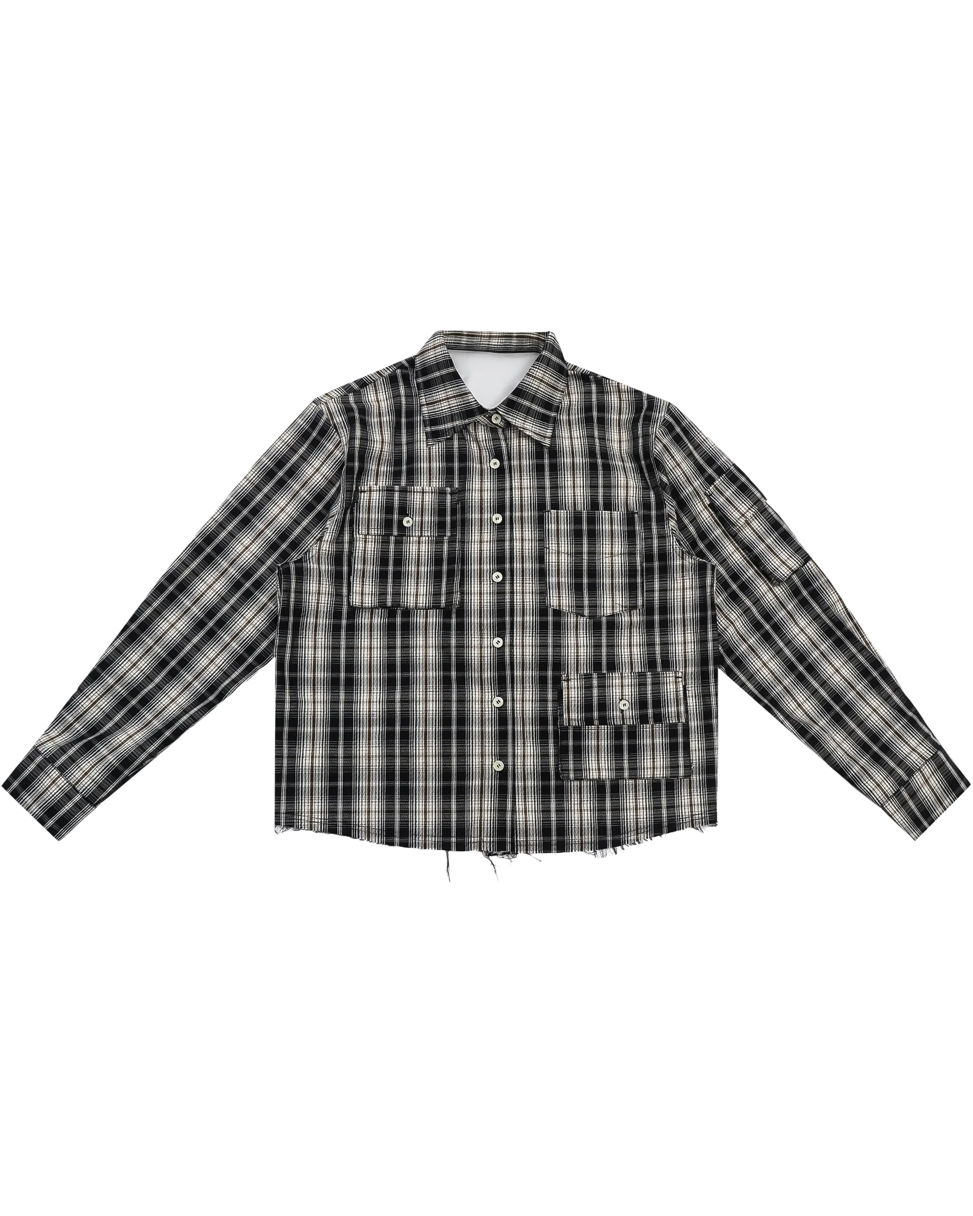 Cargo Shirt- BLACK FLANNEL
