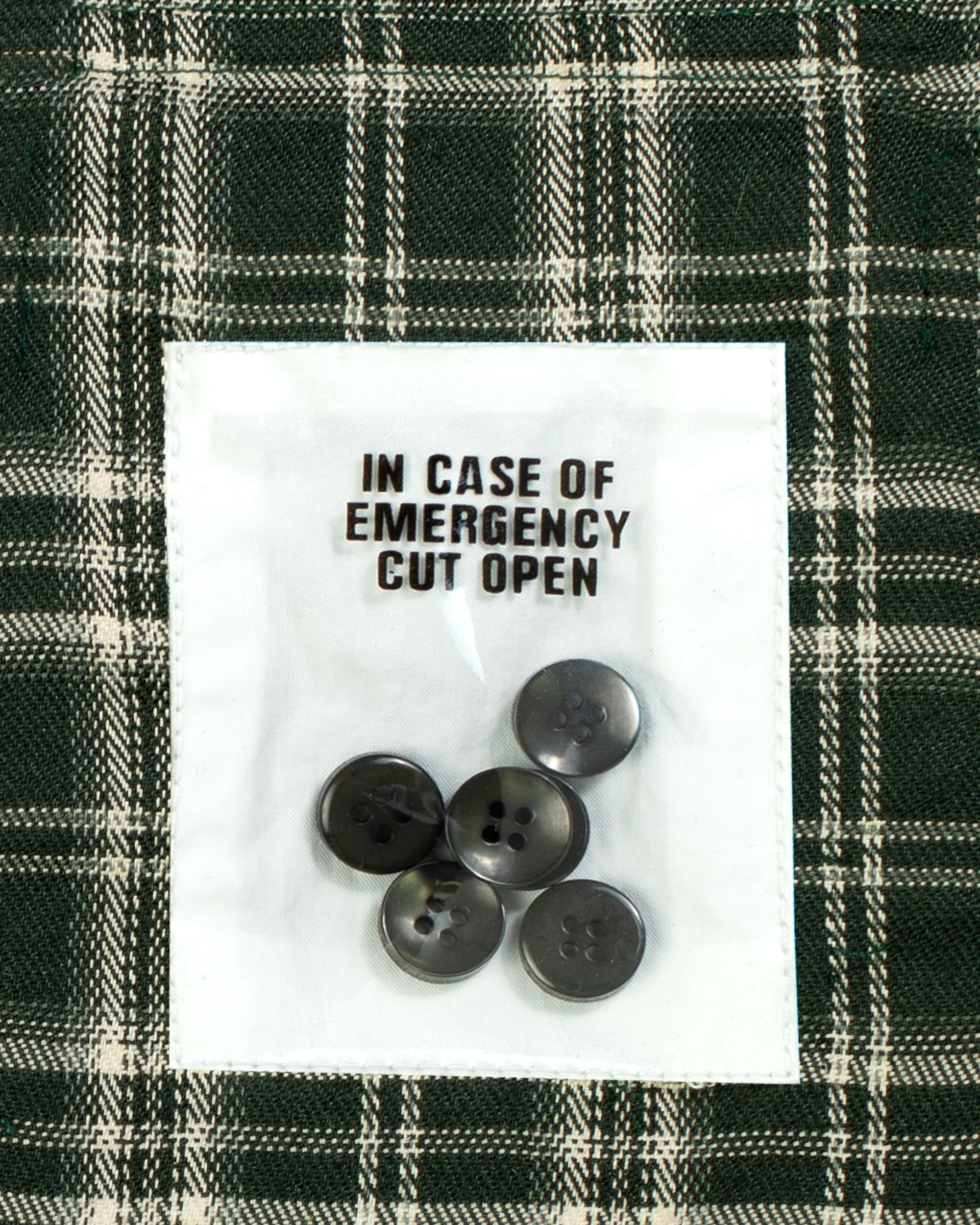 Cargo Shirt- GREEN FLANNEL - Image 6