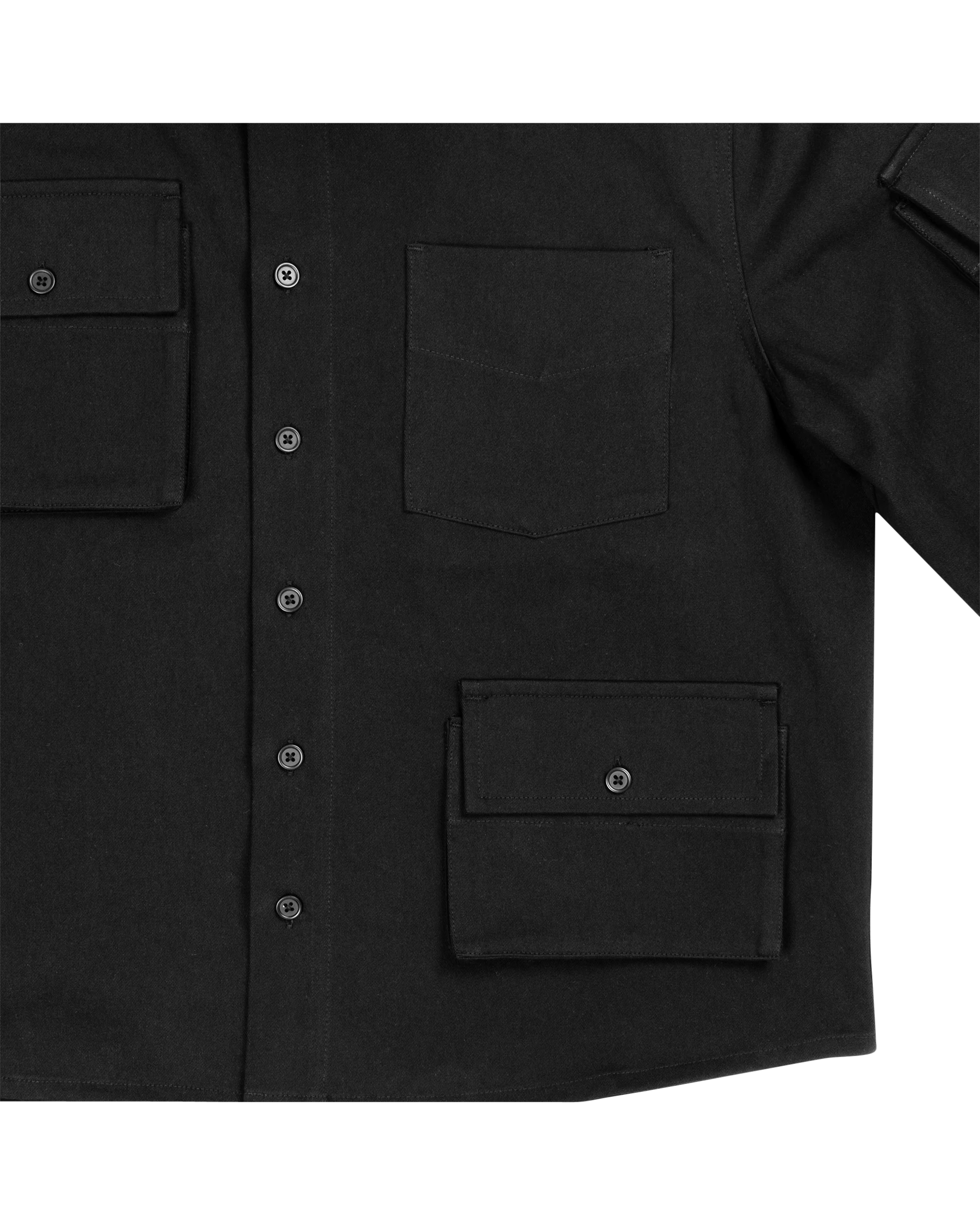 Cargo Shirt- OVERDYE BLACK - Image 5