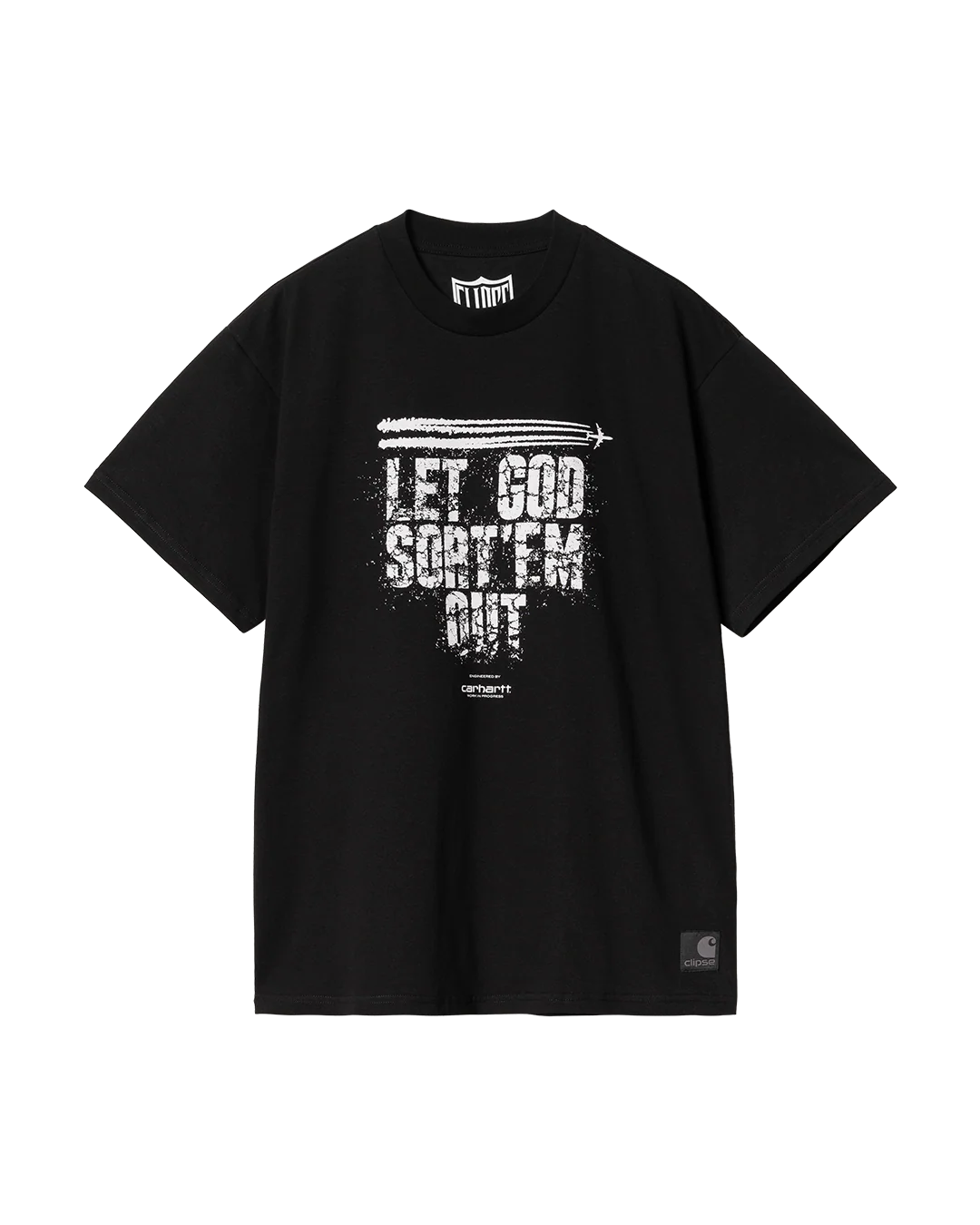 Carhartt WIP x Clipse Let God Sort Em Out T-Shirt (Black)