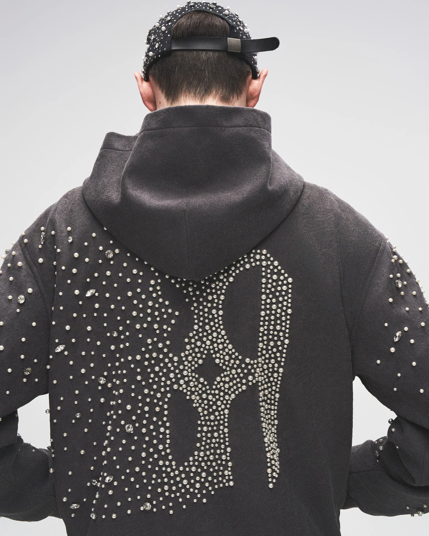 Cashew Blossom Pearl Zipper Hoodie - Image 12