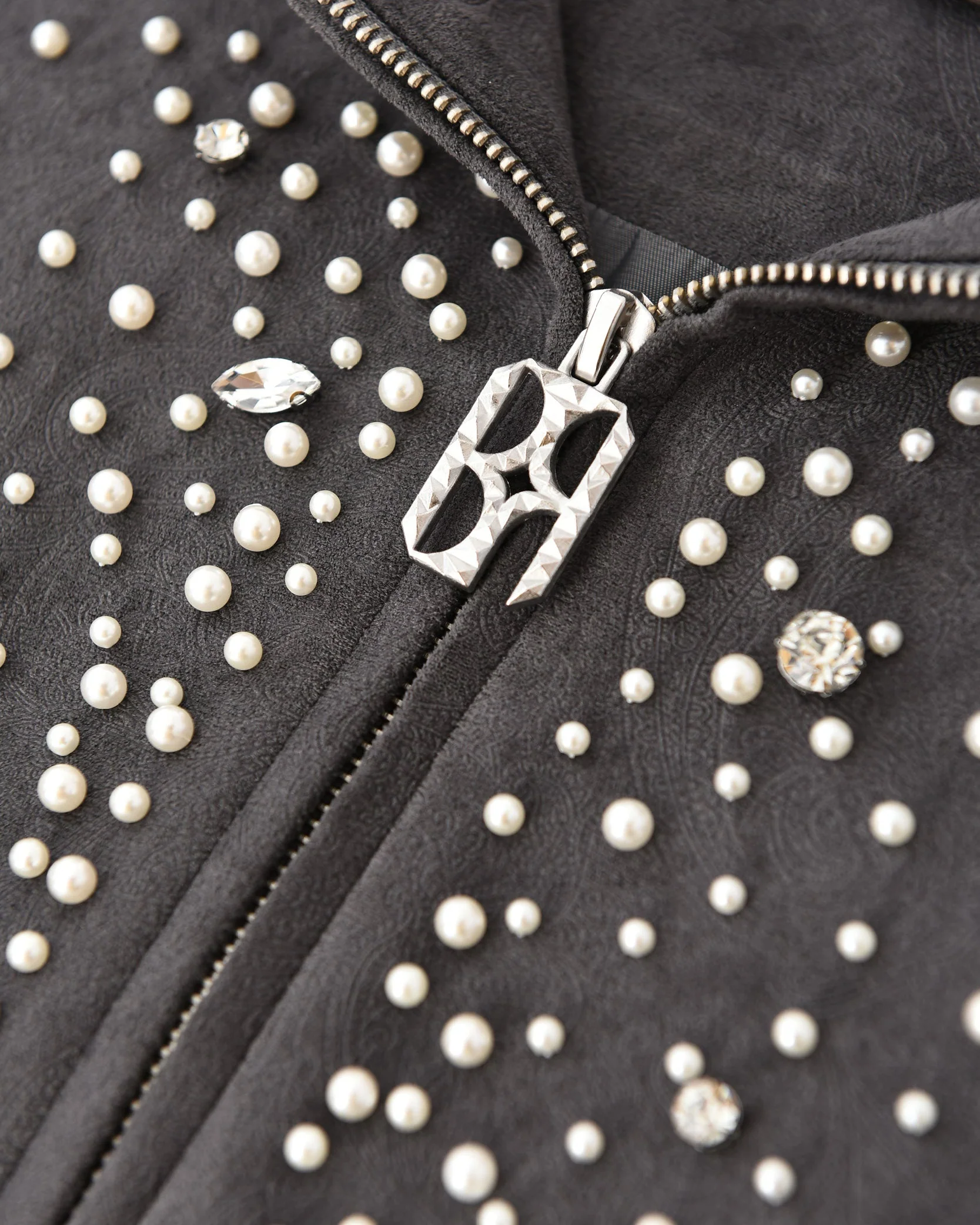 Cashew Blossom Pearl Zipper Hoodie - Image 20