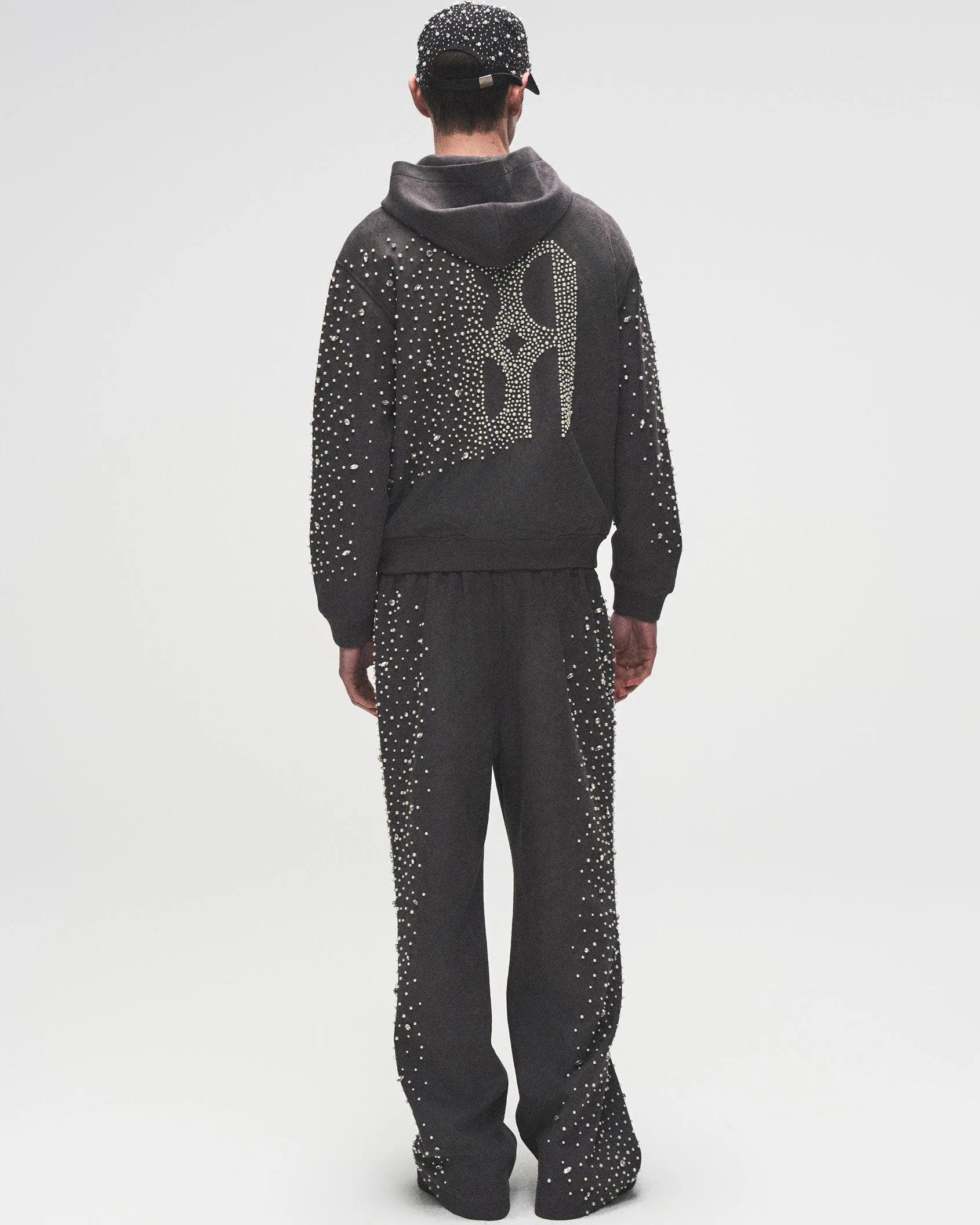 Cashew Blossom Pearl Zipper Hoodie - Image 6