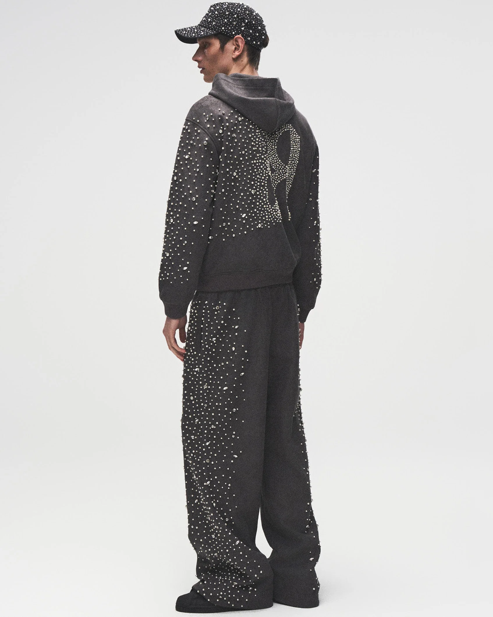 Cashew Blossom Pearl Zipper Hoodie - Image 8