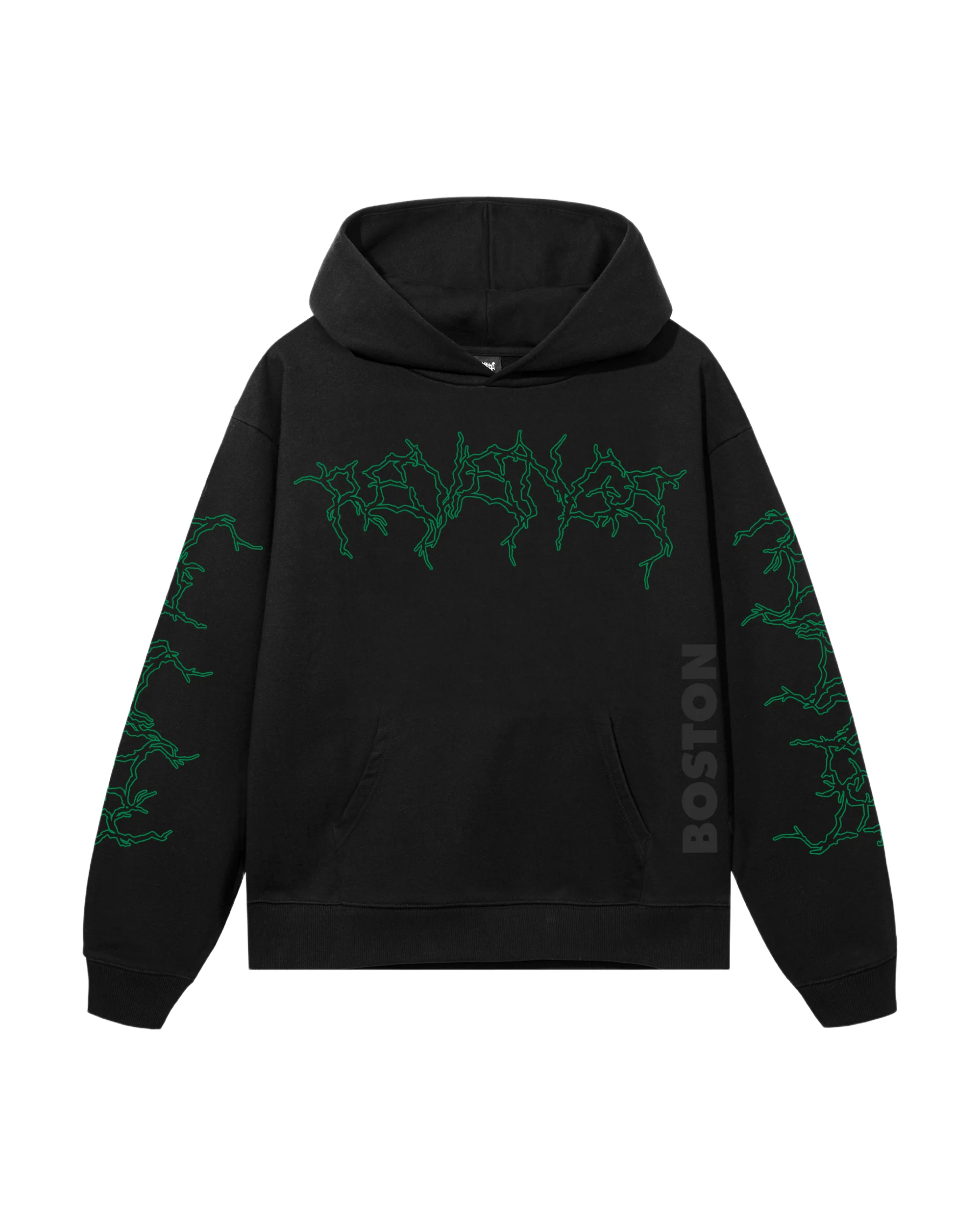 CELTICS LIGHTNING LOGO HOODIE BLACK