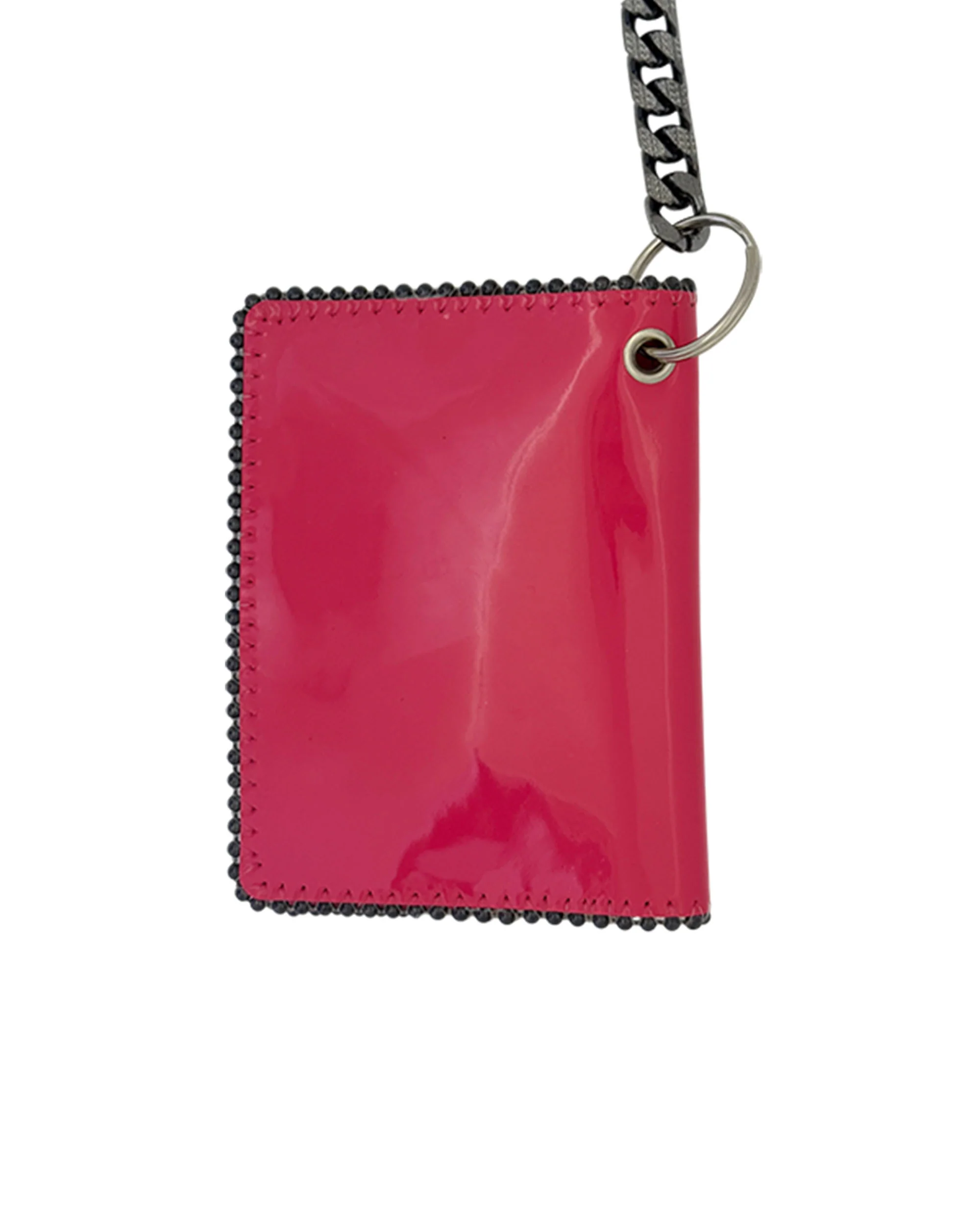 Chain Wallet - Glassy Dark Pink / Rose