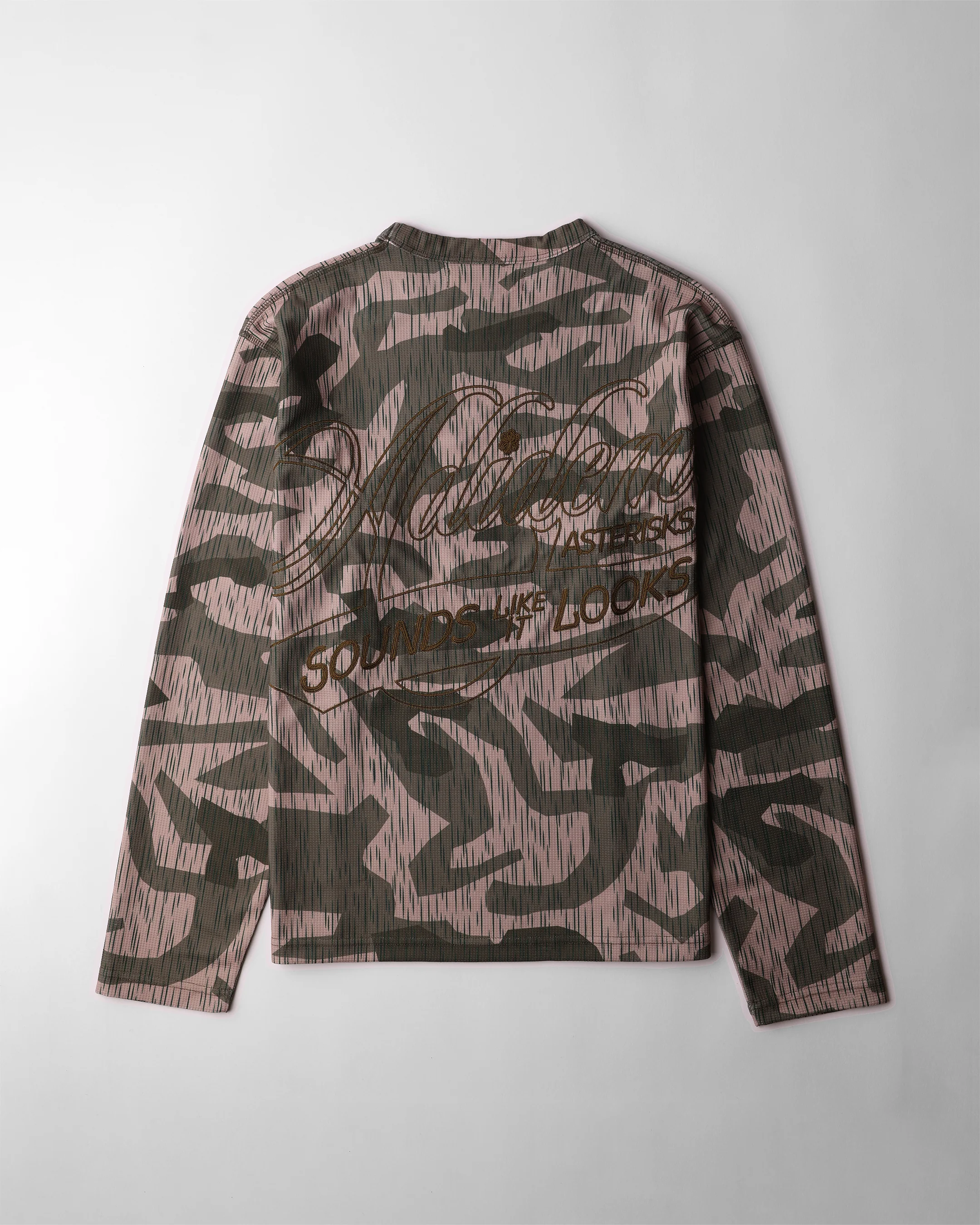 Chainstitch Cursive Script Thermal- Green Camo - Image 5