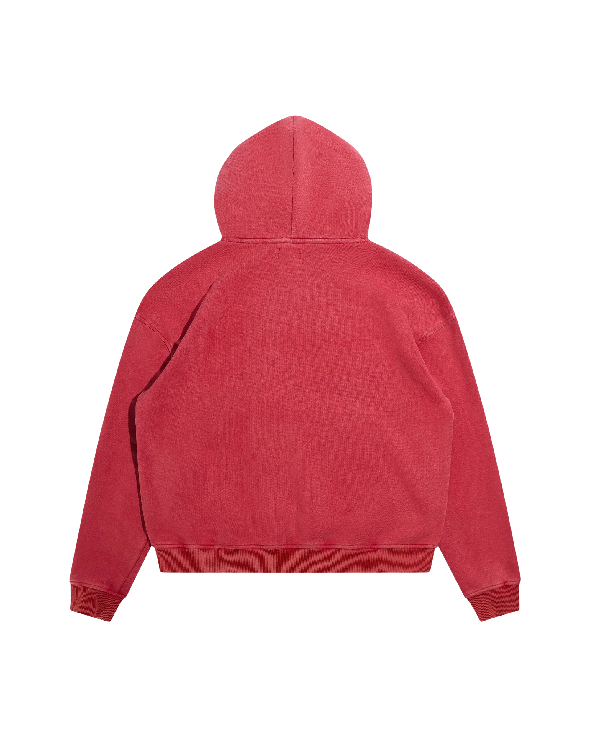 Chainstitch Hoodie - Red - Image 2