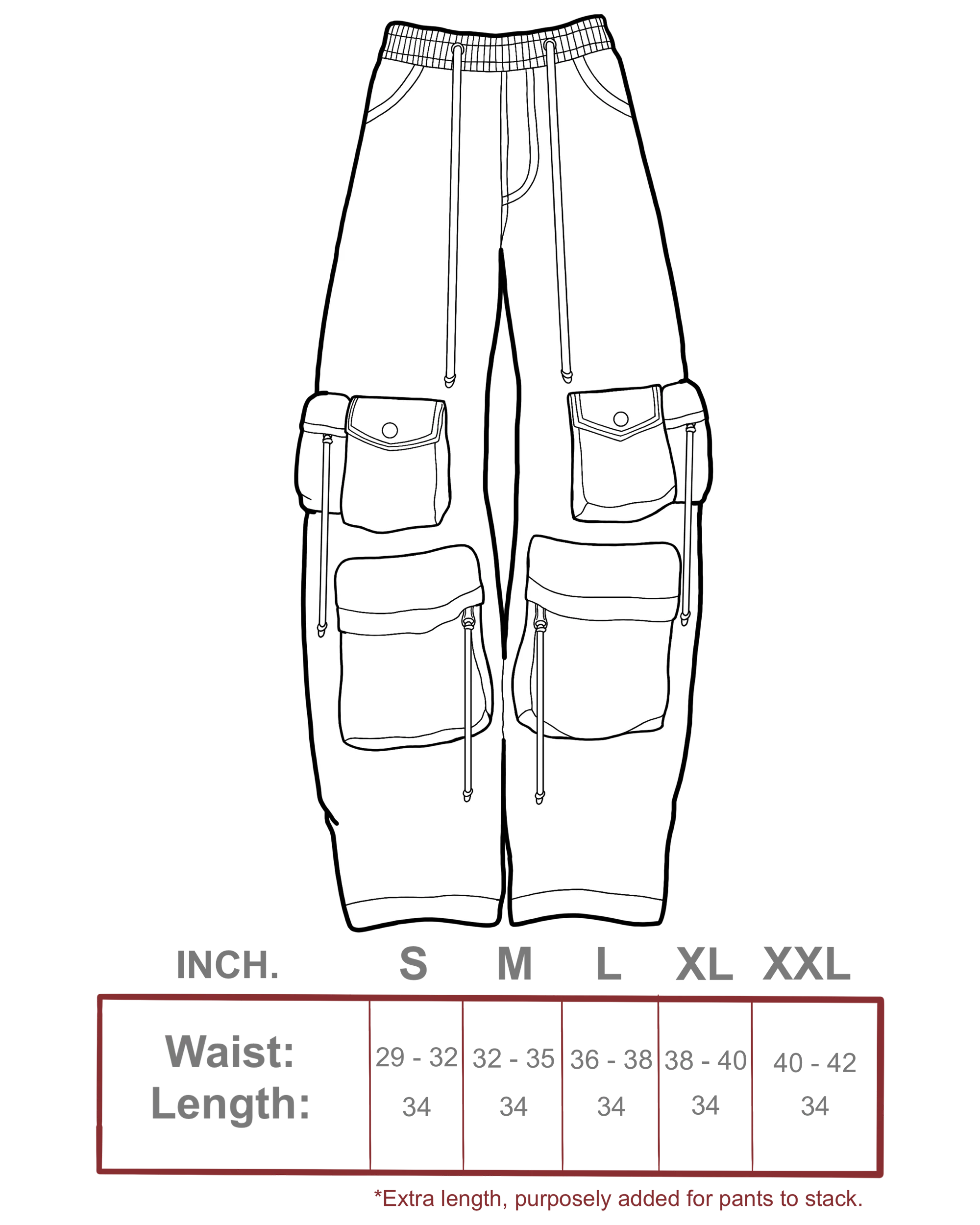 CHARM ROPE CARGO PANTS - Image 5