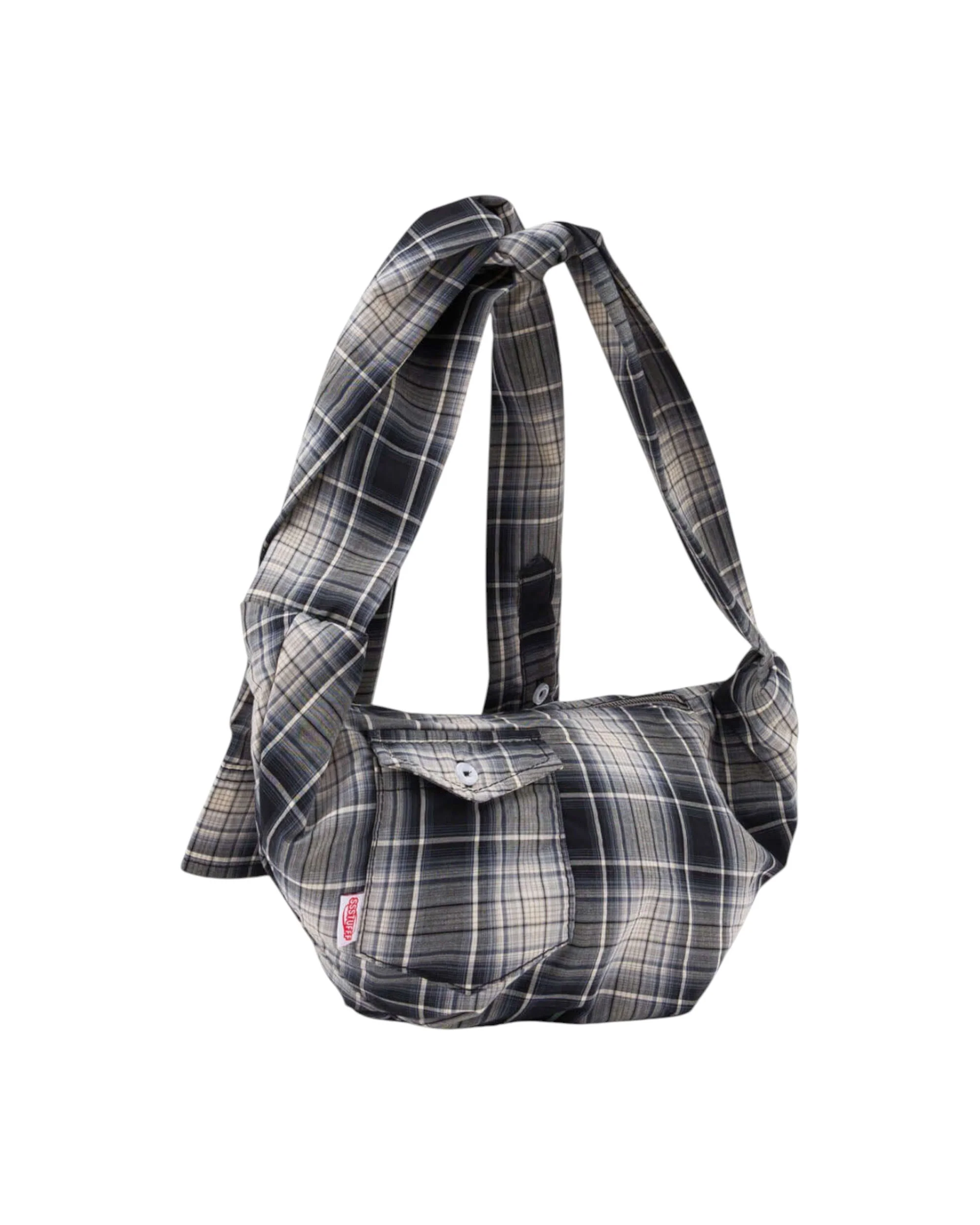 Checked Shirtsleeve Bag Mini - Image 3