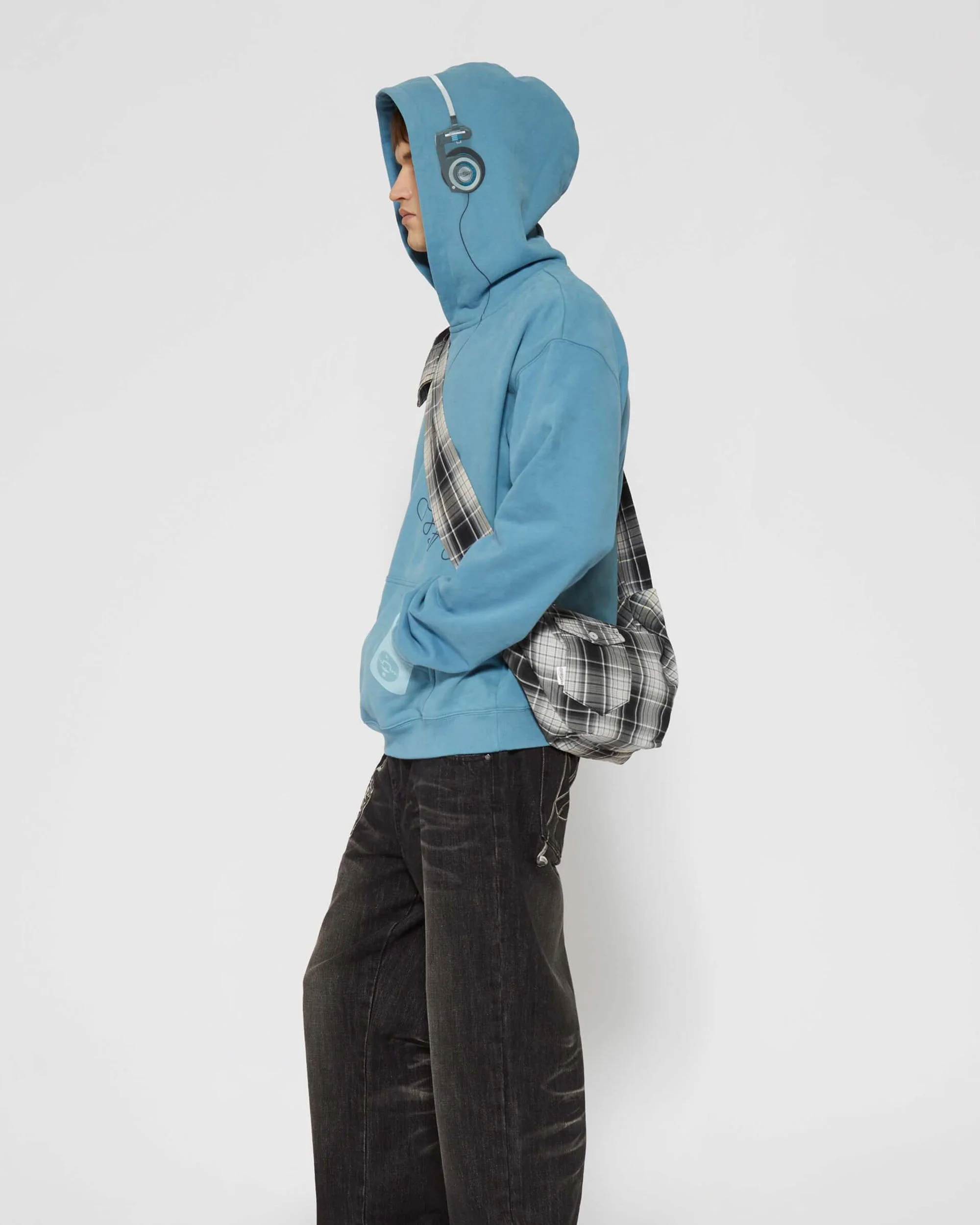 Checked Shirtsleeve Bag Mini - Image 7