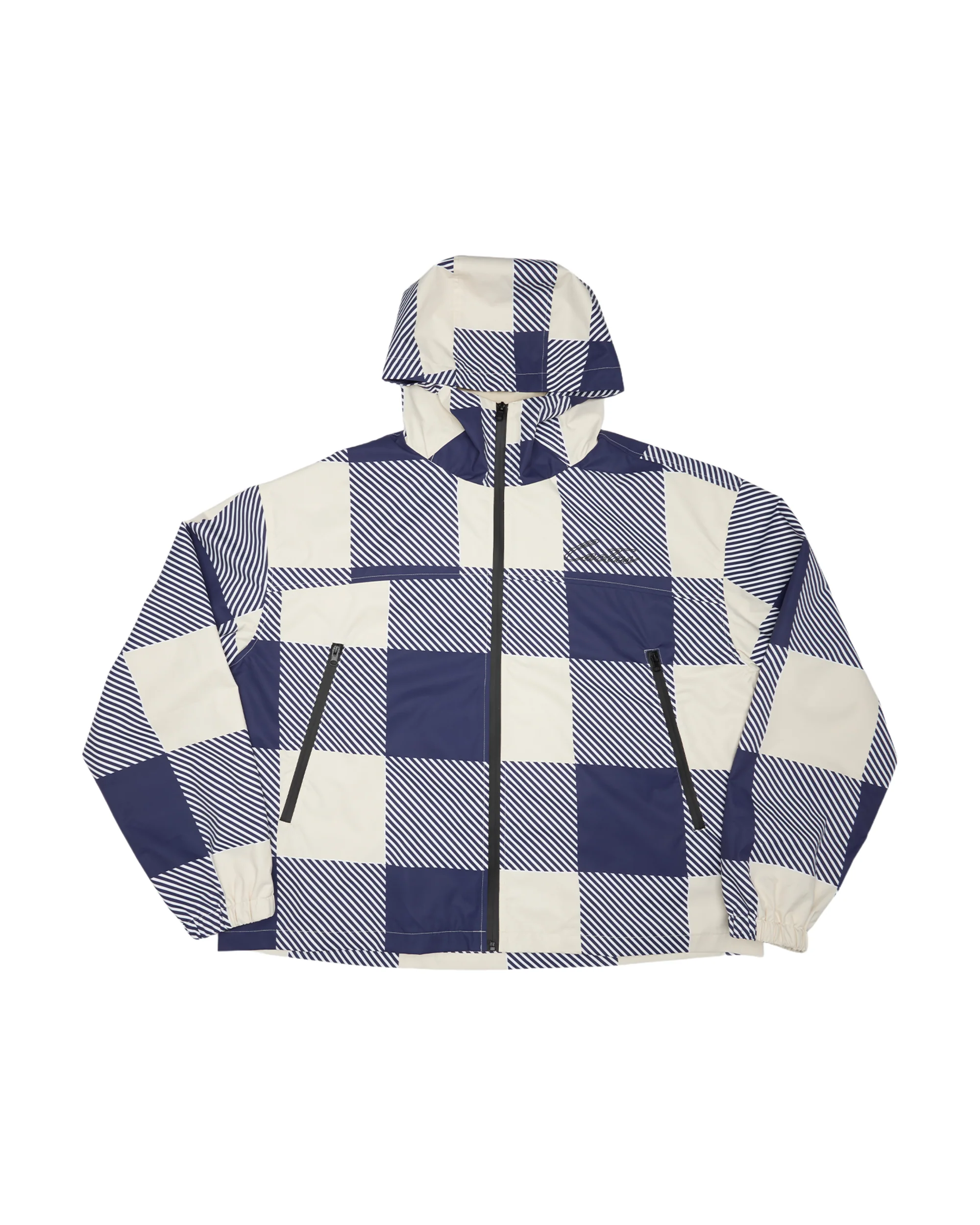 Checkered Windbreaker