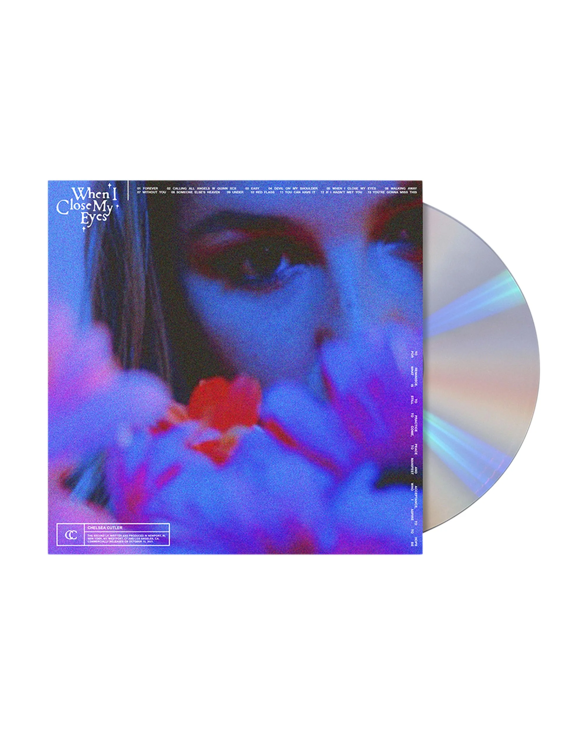 Chelsea Cutler, When I Close My Eyes Signed CD