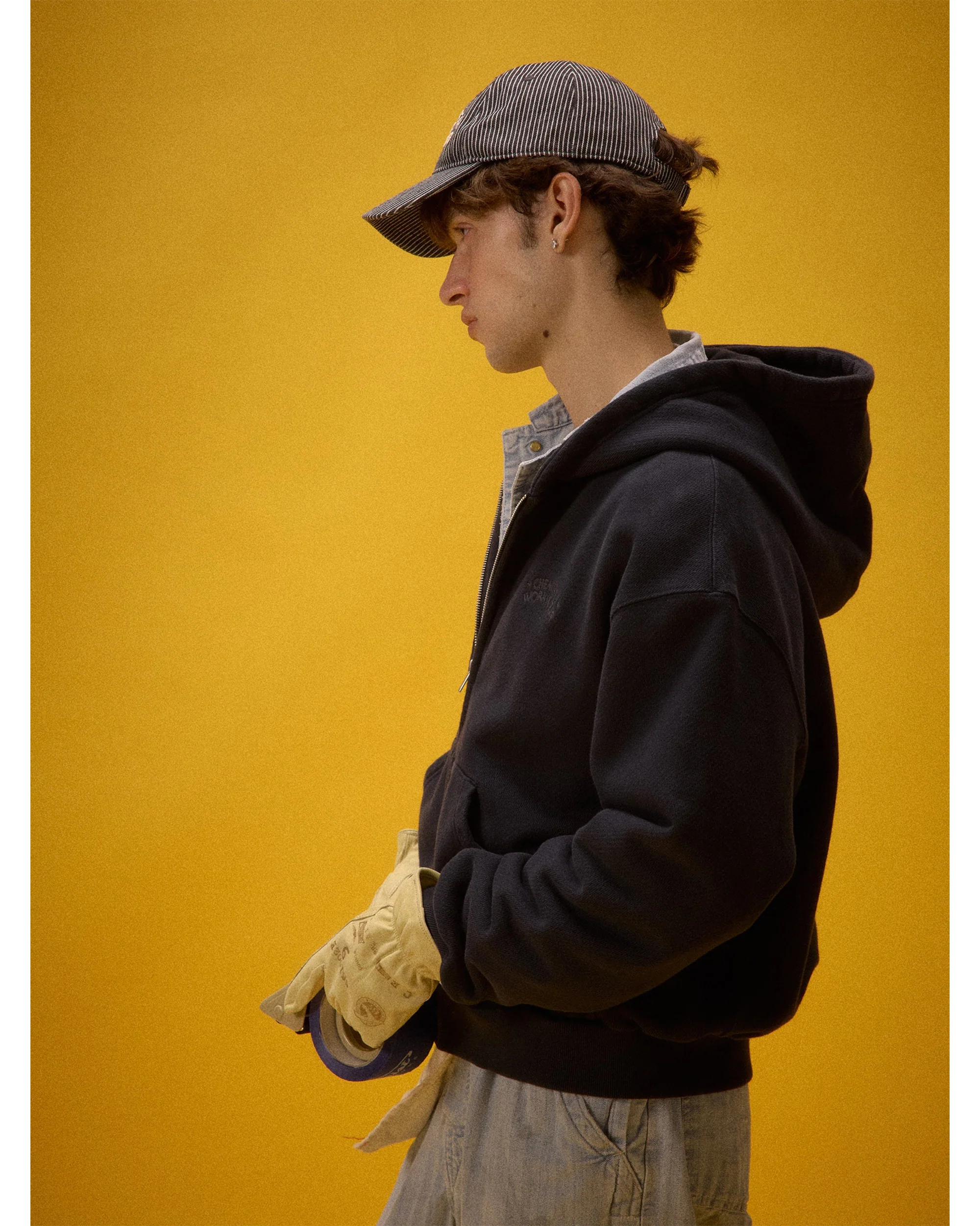 "Chemist‘s Workwear" Vintage Zip-Up Hoodie - Image 3